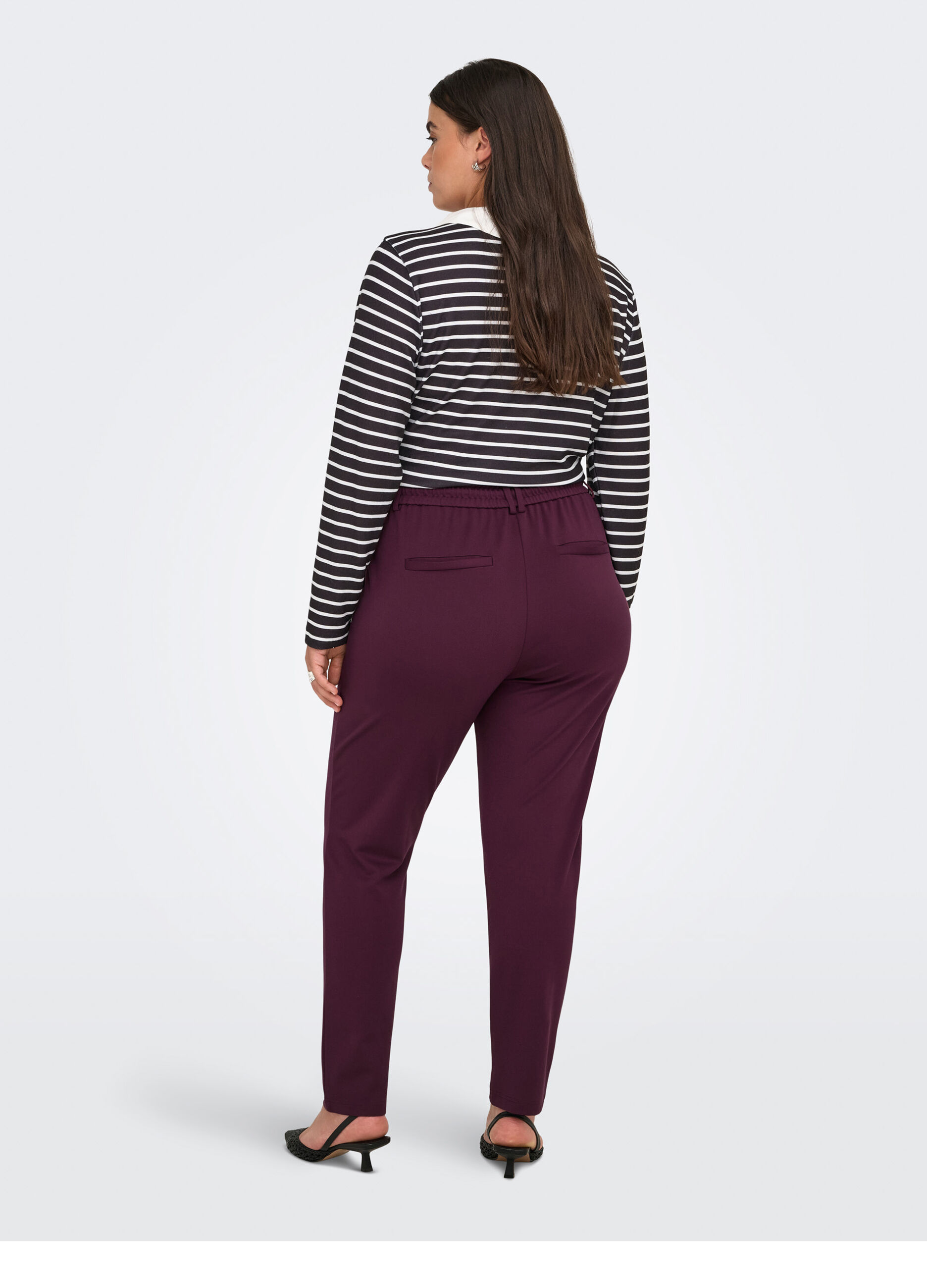 Pantaloni regular fit con coulisse_1