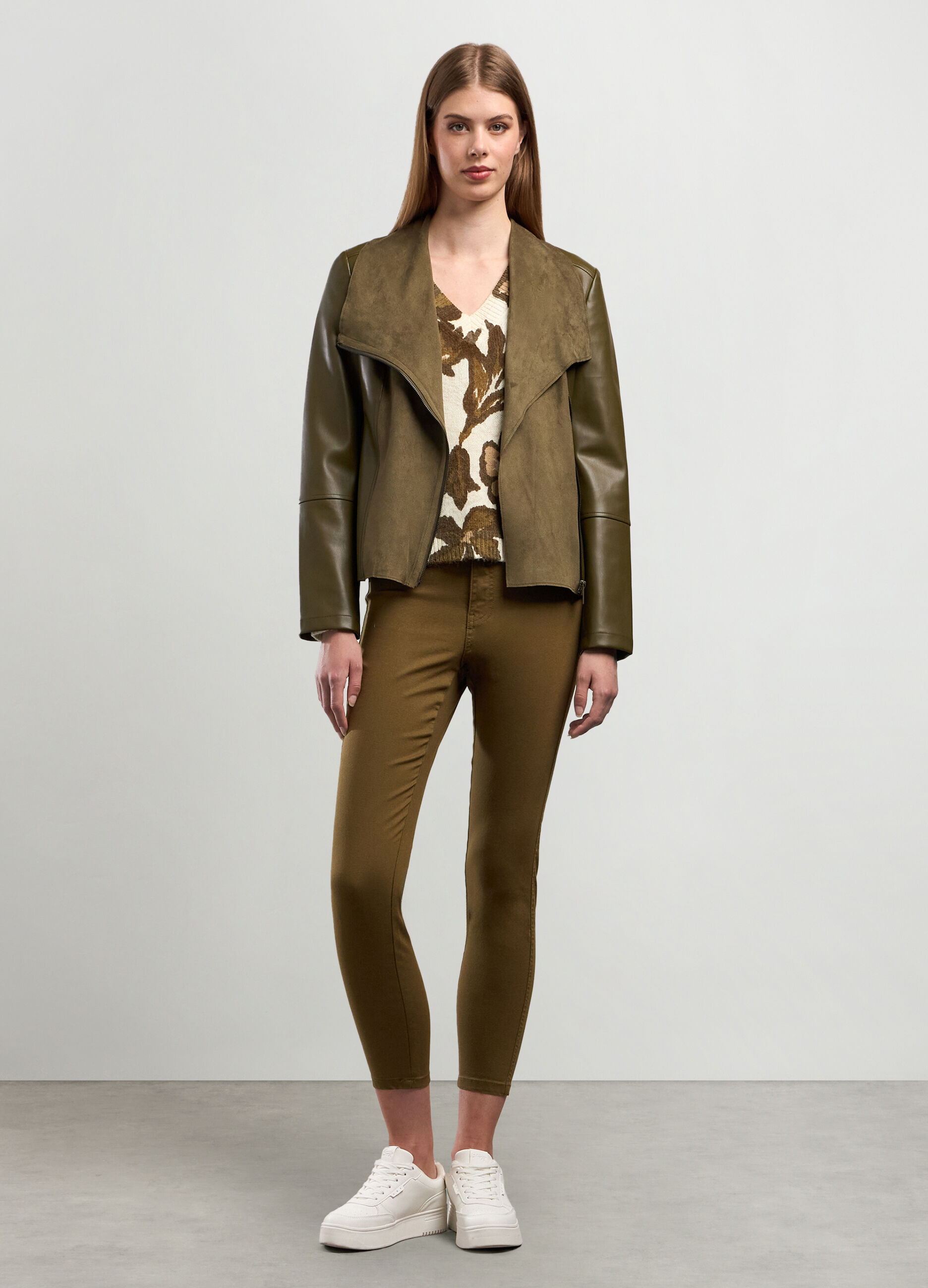Giacca in ecopelle donna_0