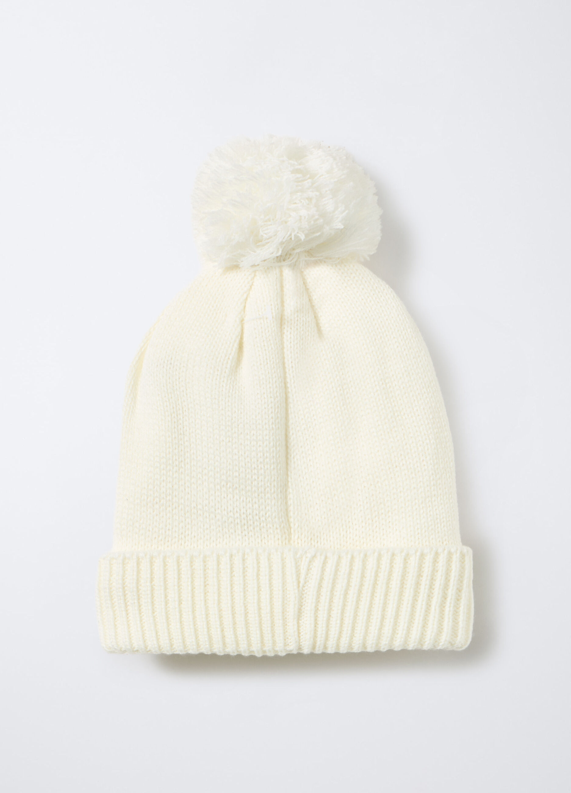Berretto tricot in costina stretch_1