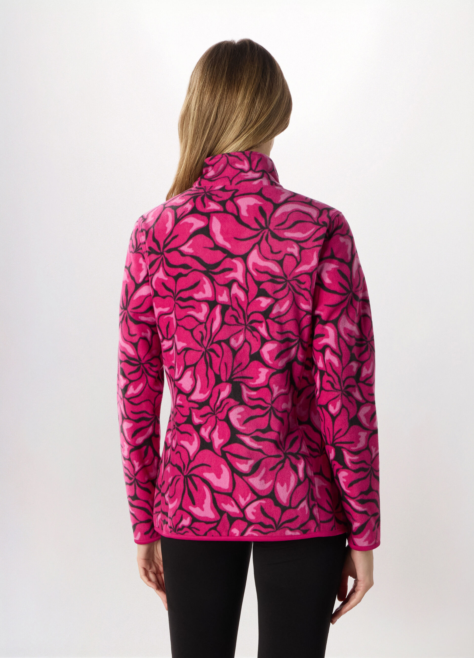 Felpa full zip in pile donna Holistic fitness_1