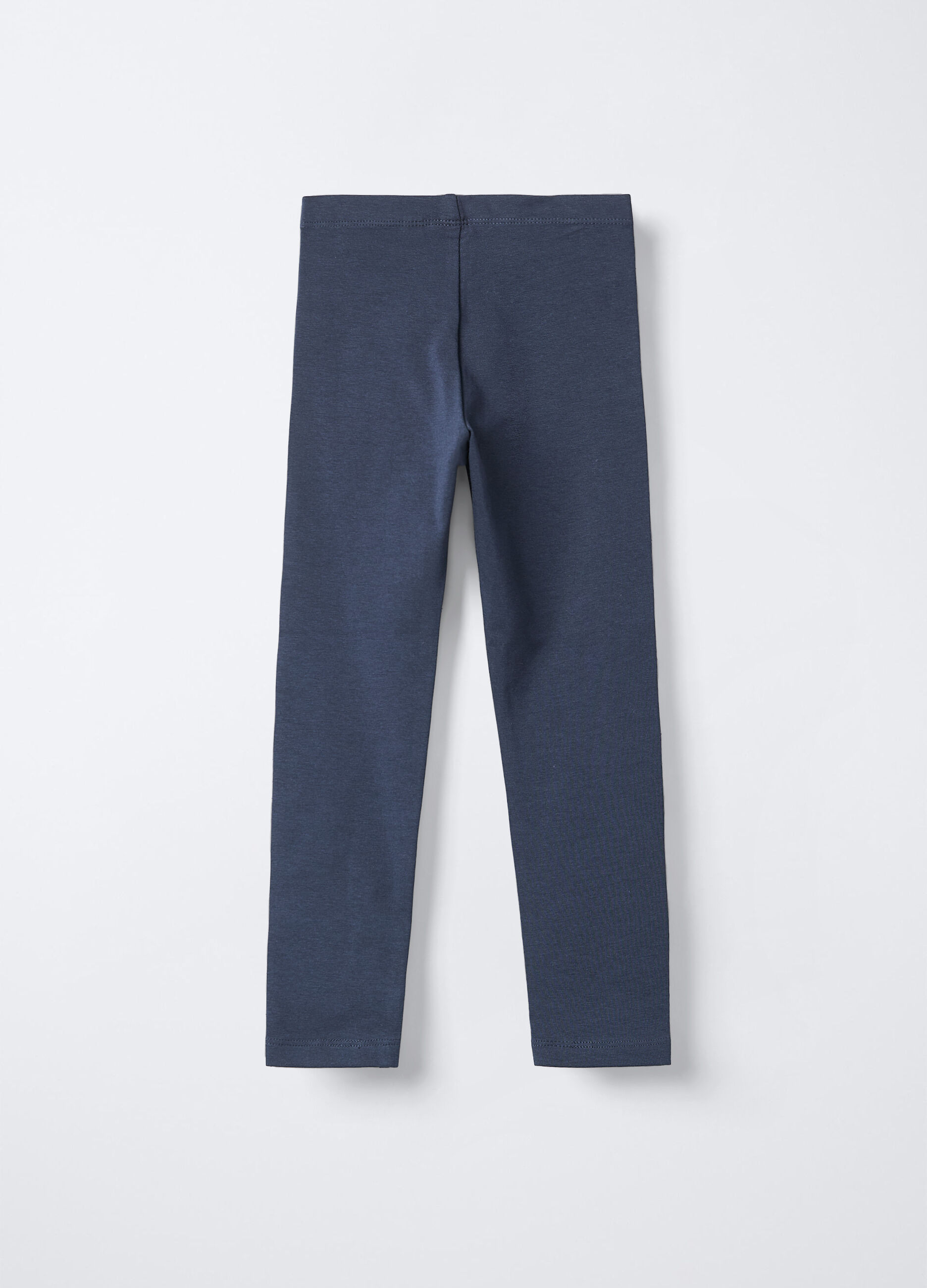 Leggings in jersey di cotone stretch Fit Regular bambina_1