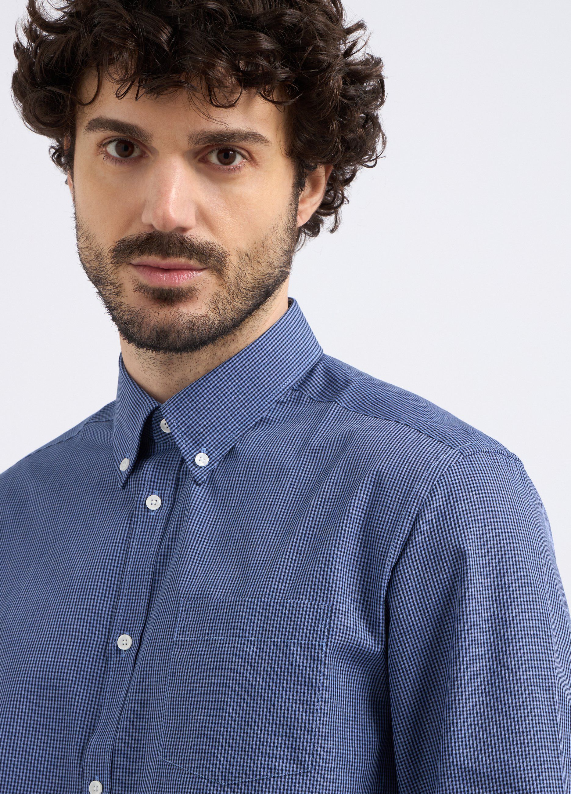 Camicia a microquadri uomo_2