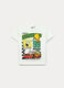 T-shirt Spongebob in jersey di puro cotone bambino_0