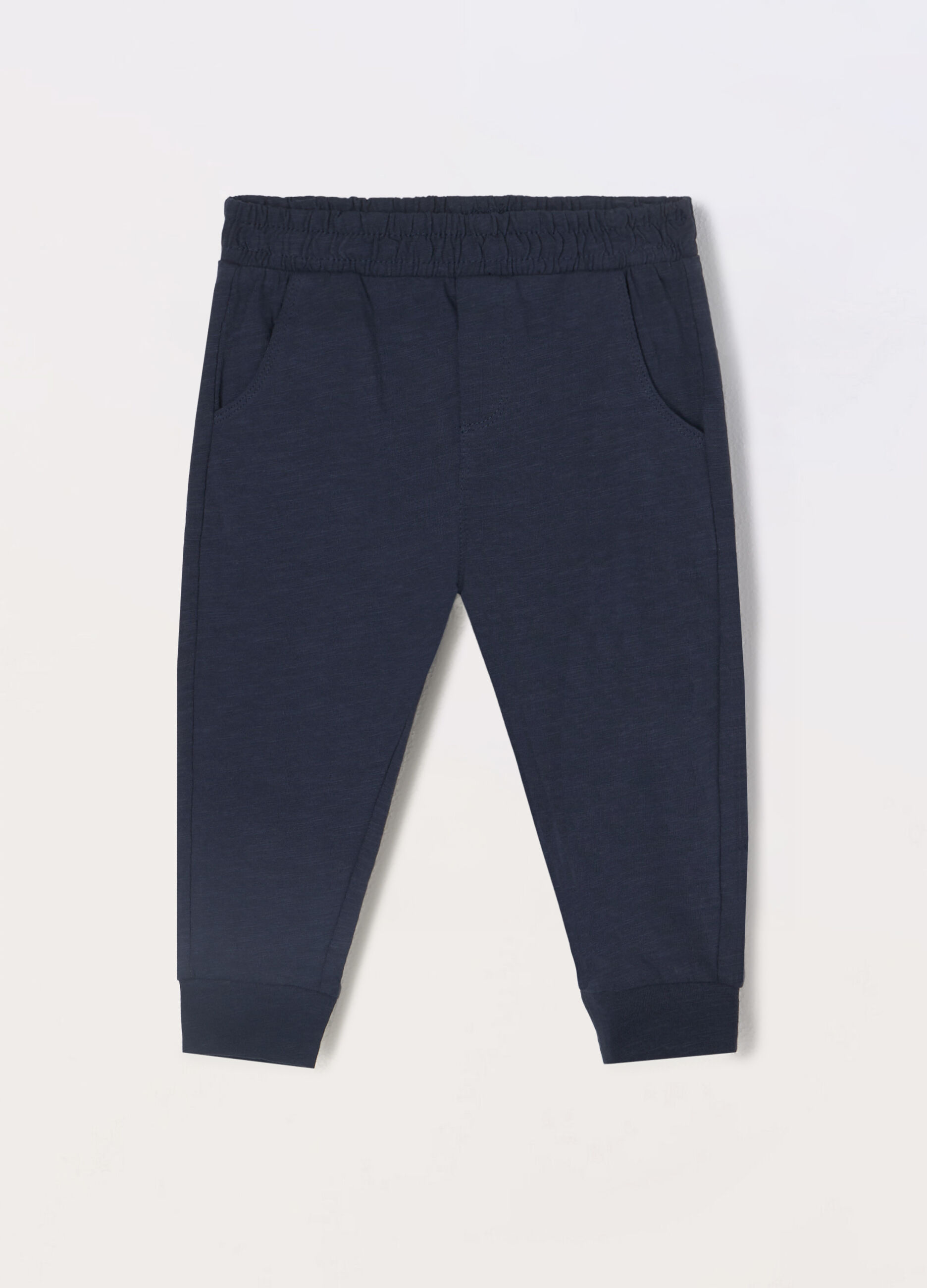Jogger in jersey di puro cotone neonato_0