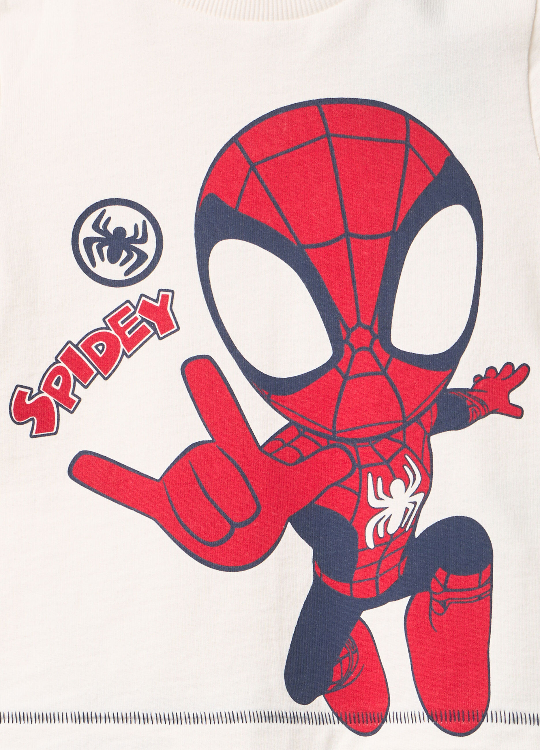 Jogging set Spidey in puro cotone garzato bimbo_2