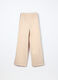 Jogger wide leg misto cotone fleece ragazza_1