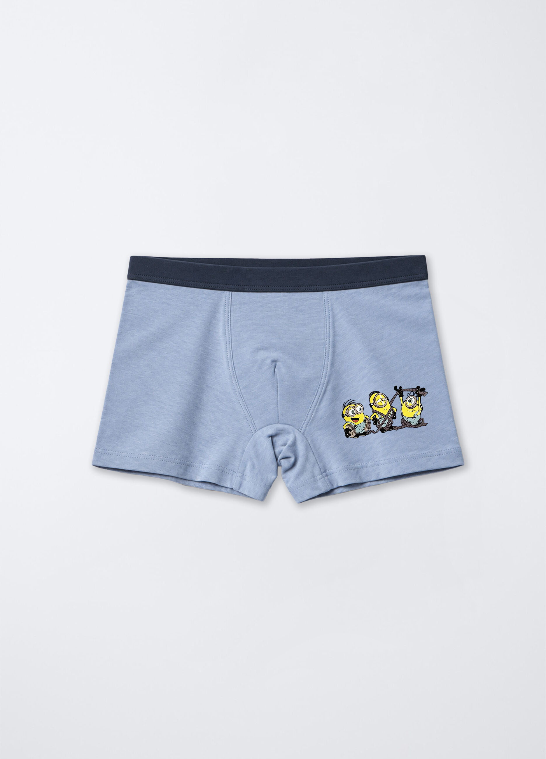 Pack 3 boxer Minions in jersey di cotone stretch bambino_1
