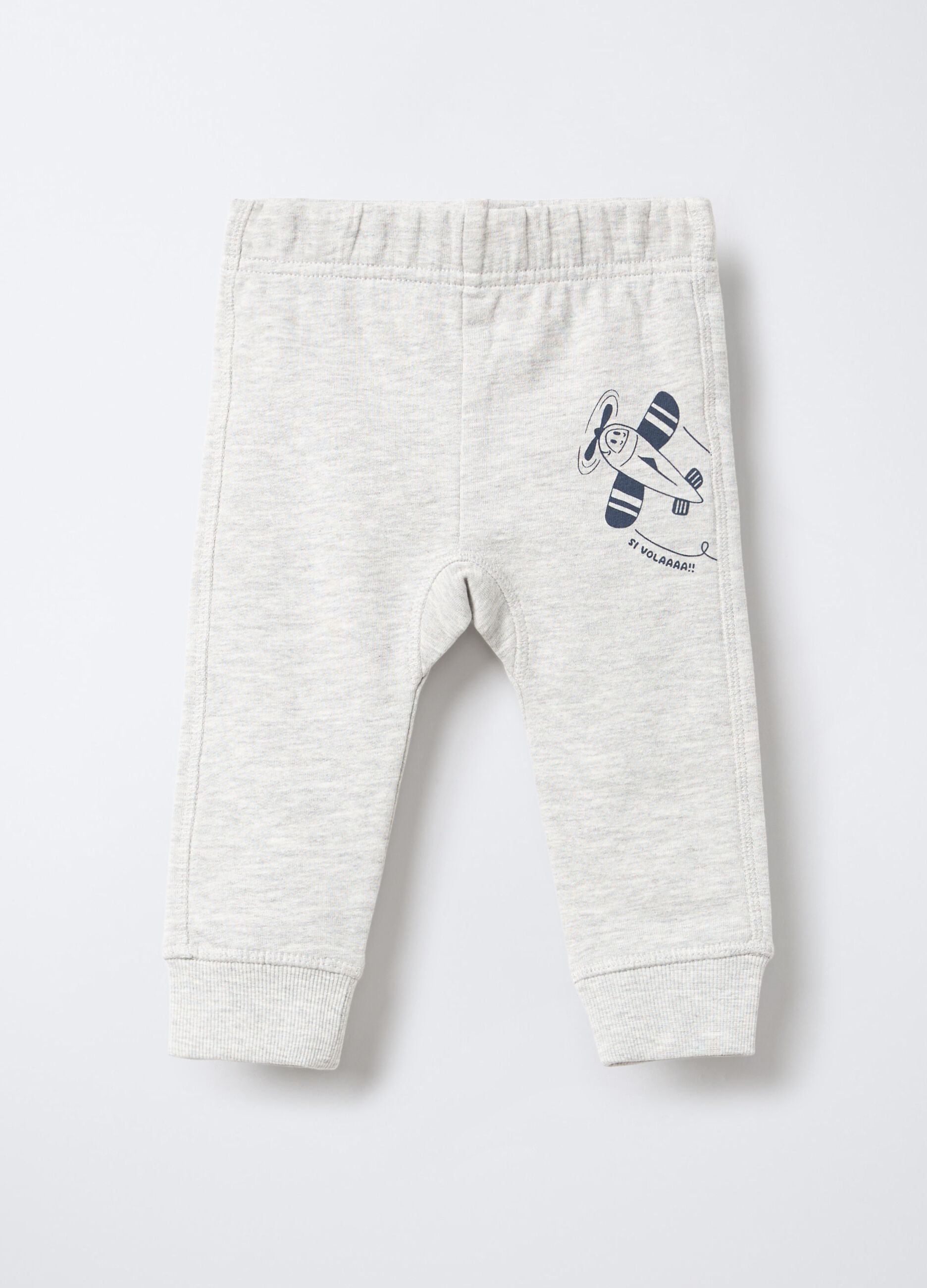 Pantaloni in misto cotone garzato Fit Regular bimbo_0