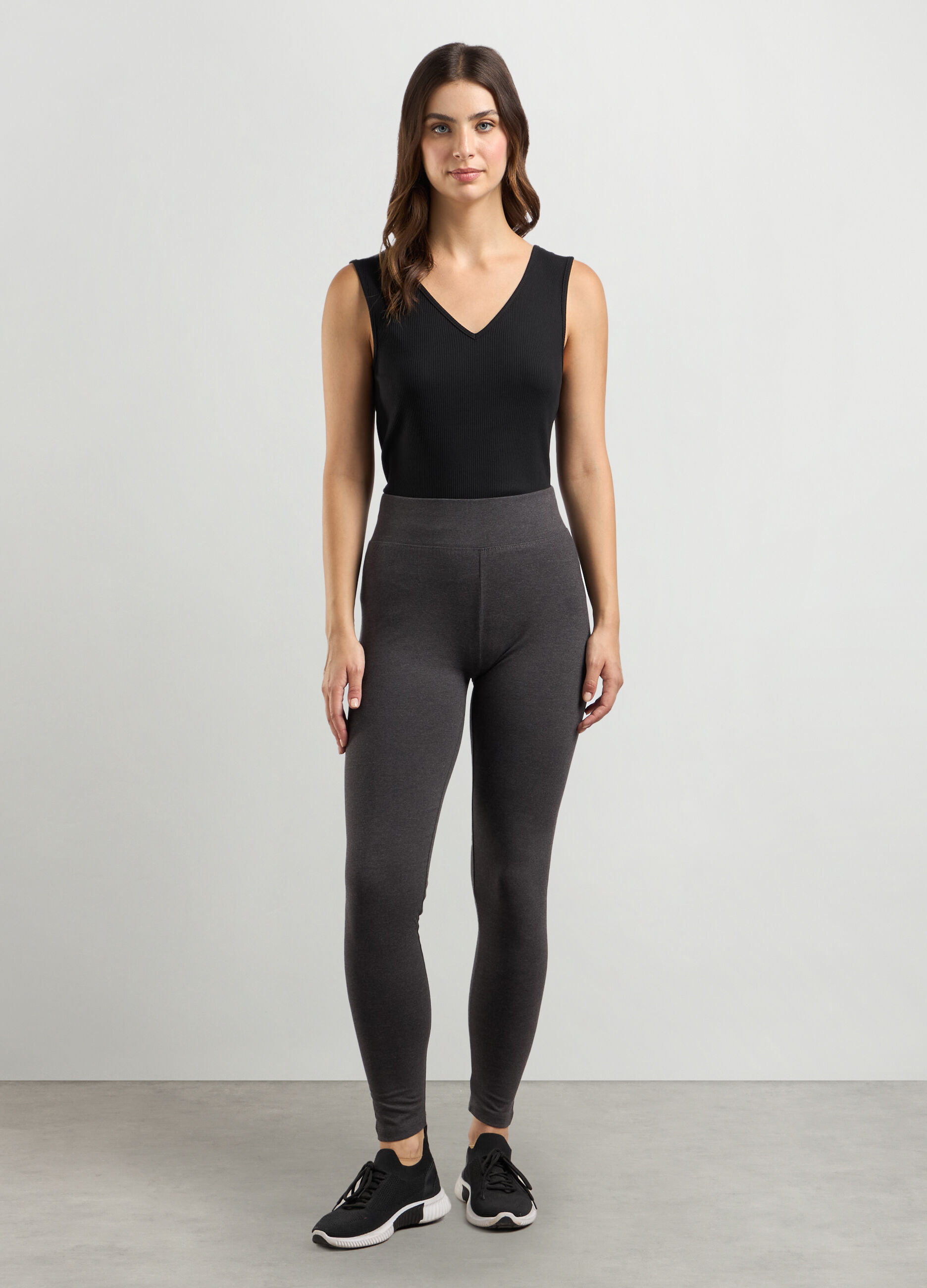 Leggings in cotone stretch donna_0