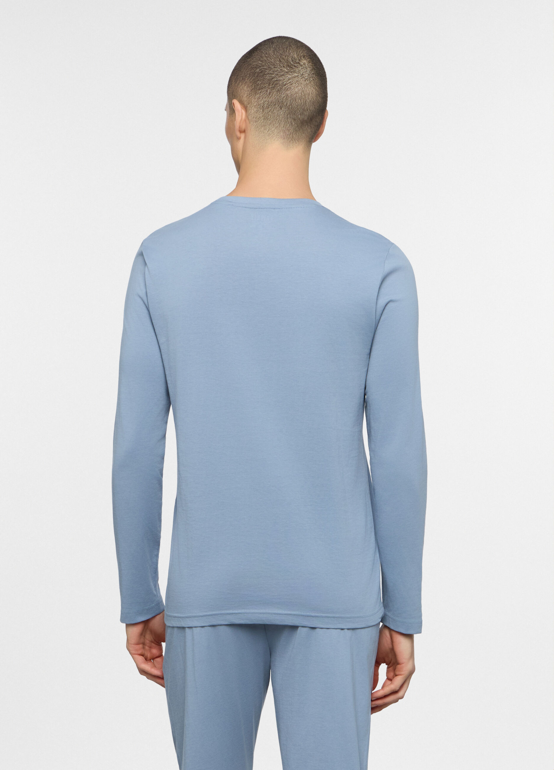 Maglia del pigiama in jersey di cotone uomo_1