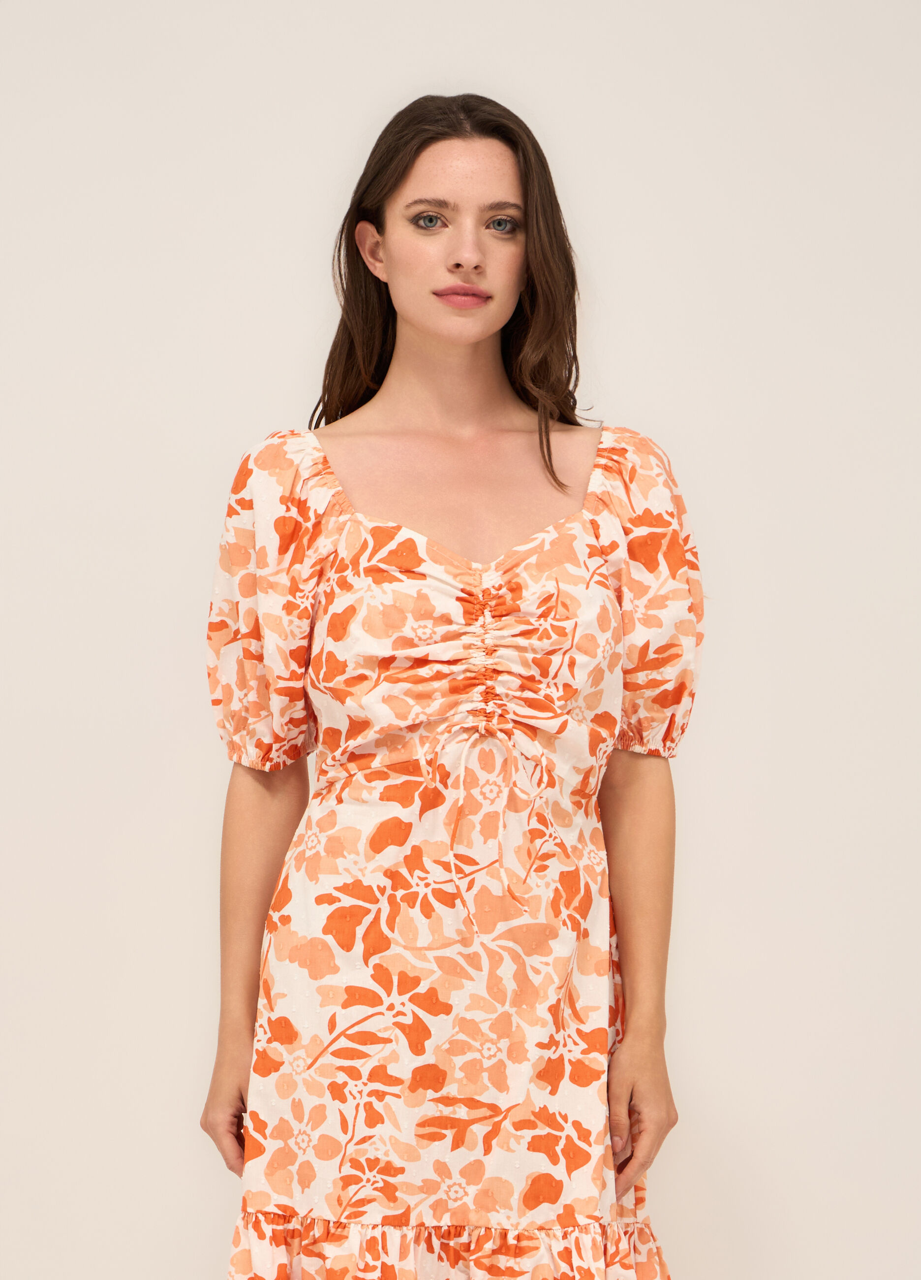 Abito corto in puro cotone donna_2