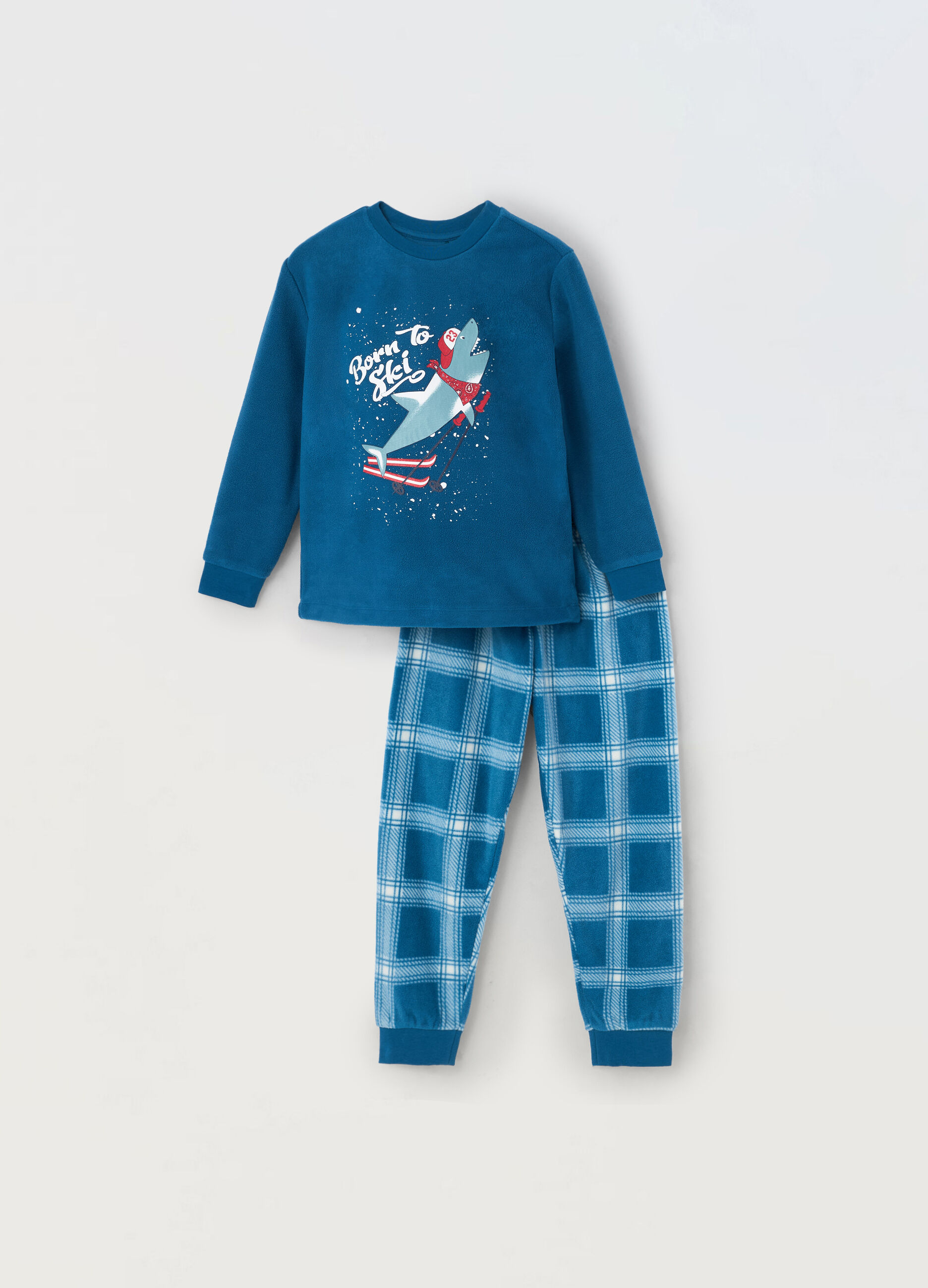 Set pigiama lungo in pile bambino_0