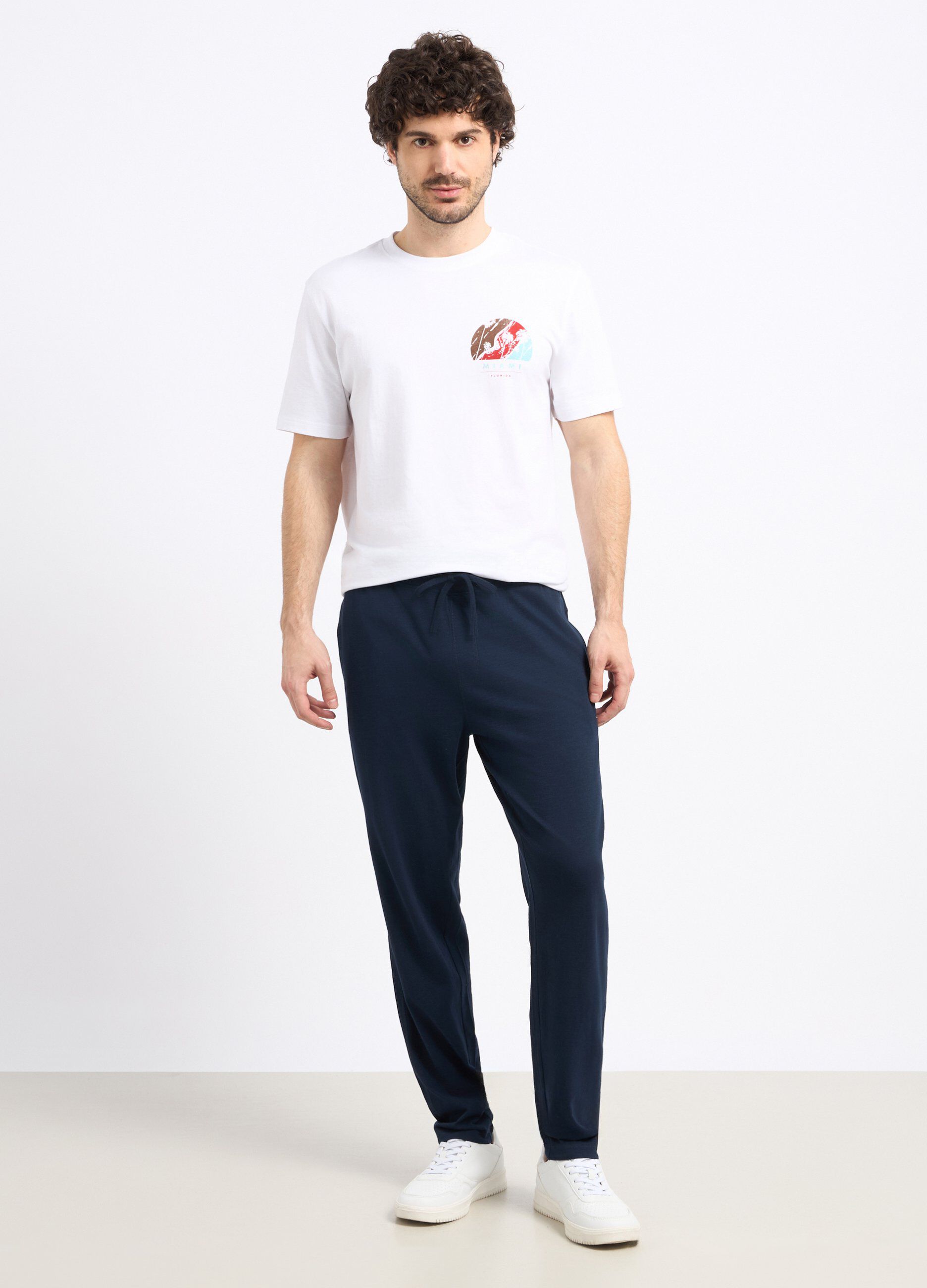 Pantaloni in puro cotone uomo_0