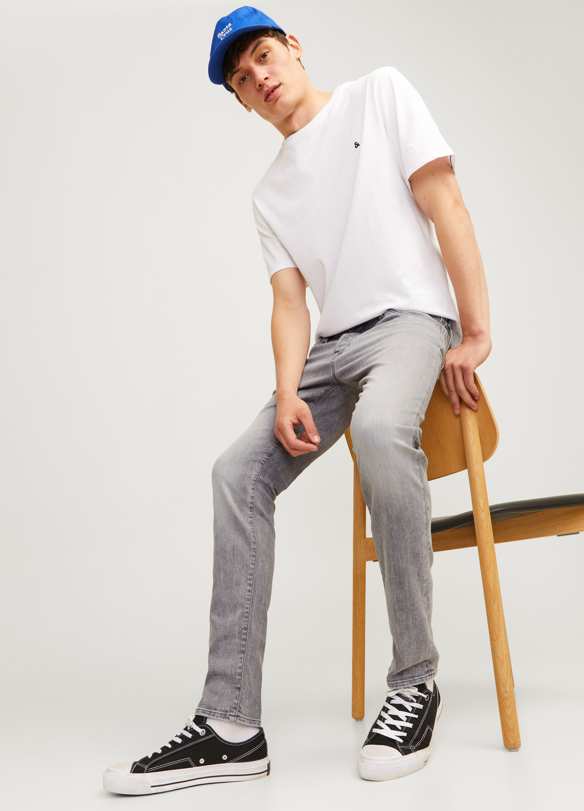 Jeans slim fit in denim stretch uomo_0