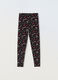 Leggings in cotone stretch ragazza_0