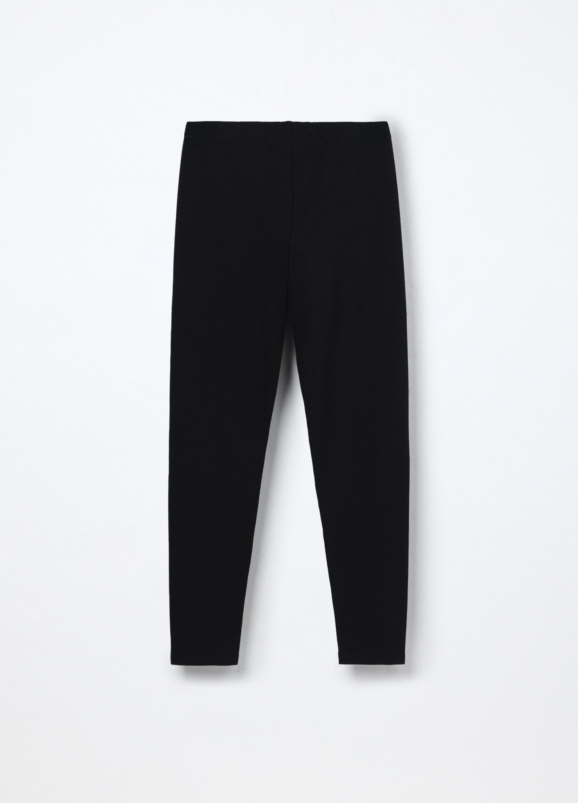 Leggings in french terry di cotone stretch ragazza_1