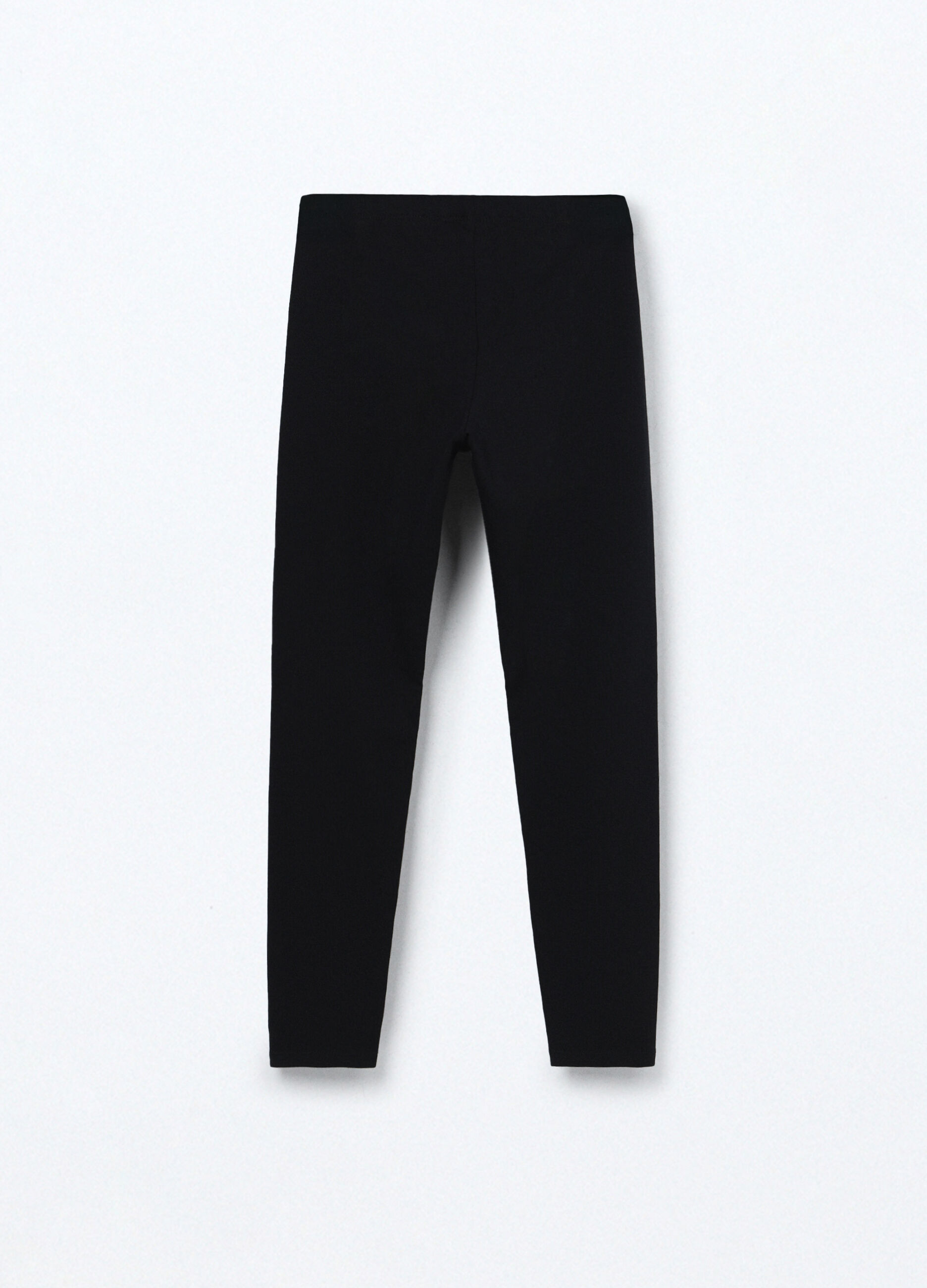 Leggings in french terry di cotone stretch ragazza_1