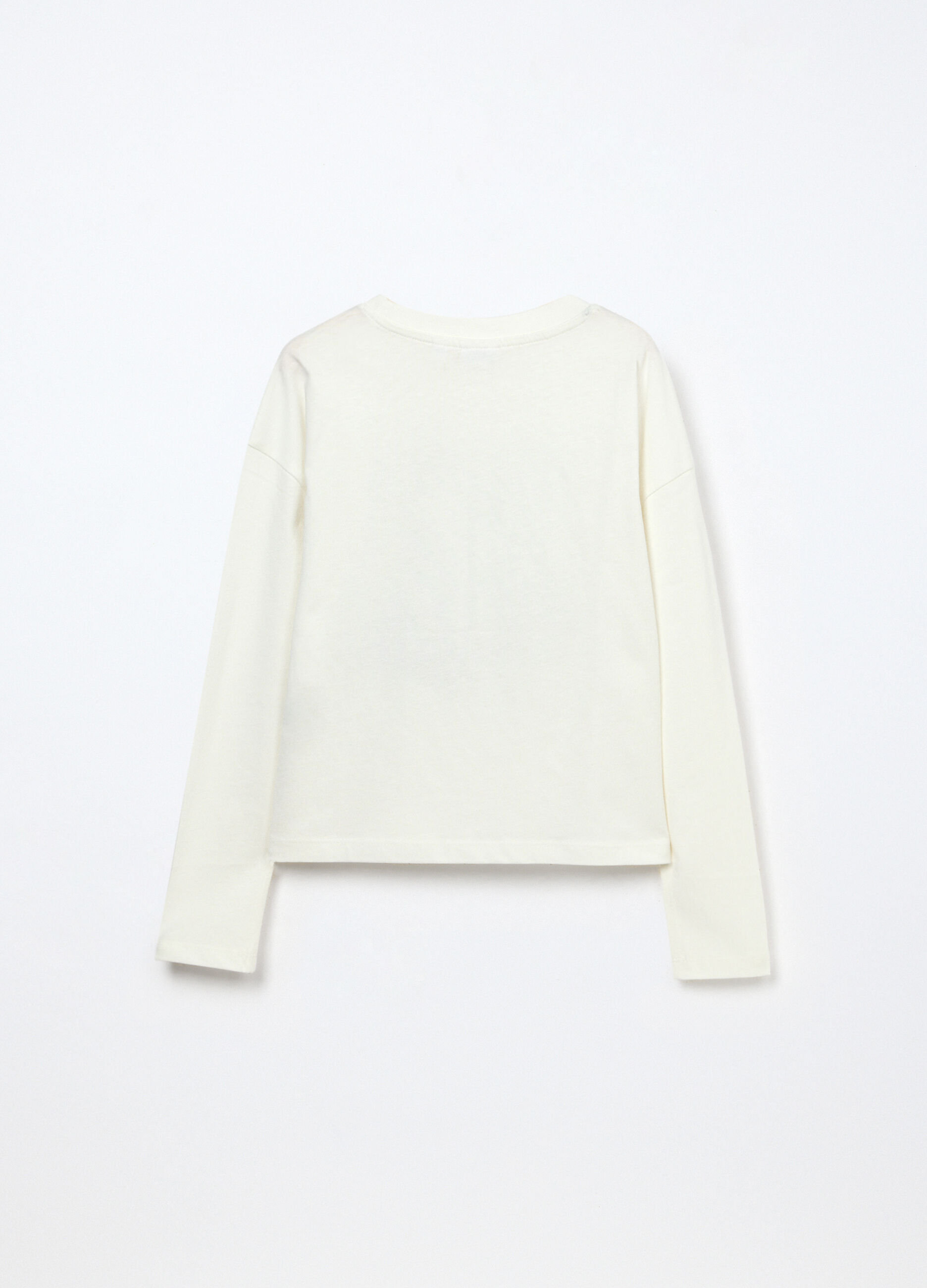 T-shirt in jersey di puro cotone ragazza_1