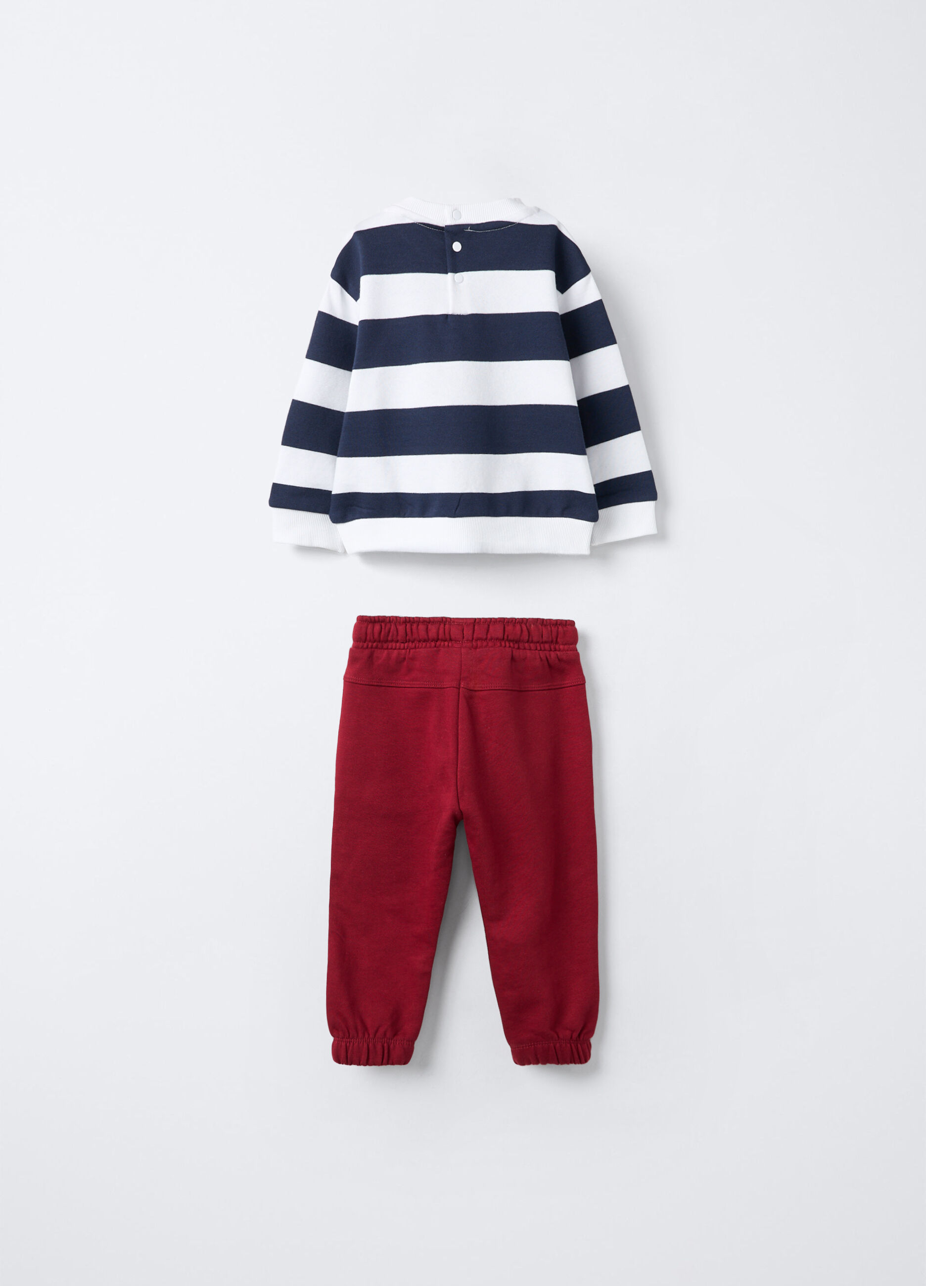 Jogging set in puro cotone garzato bimbo_1