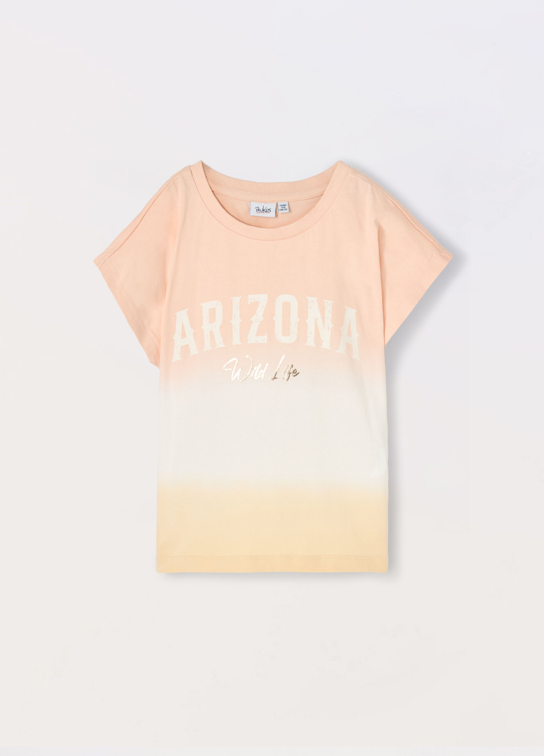 T-shirt in jersey di puro cotone ragazza_0
