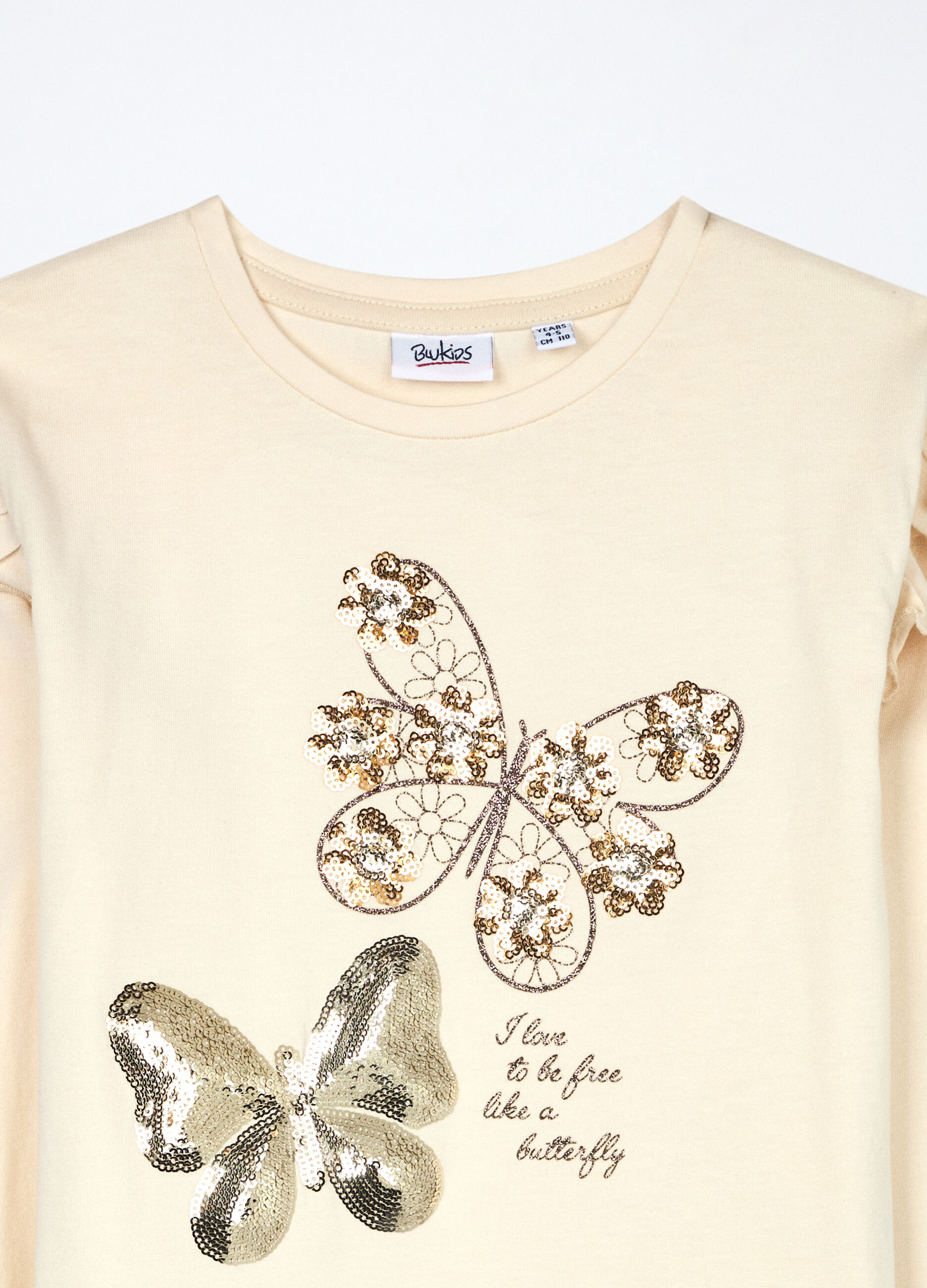 T-shirt in jersey di puro cotone bambina_2