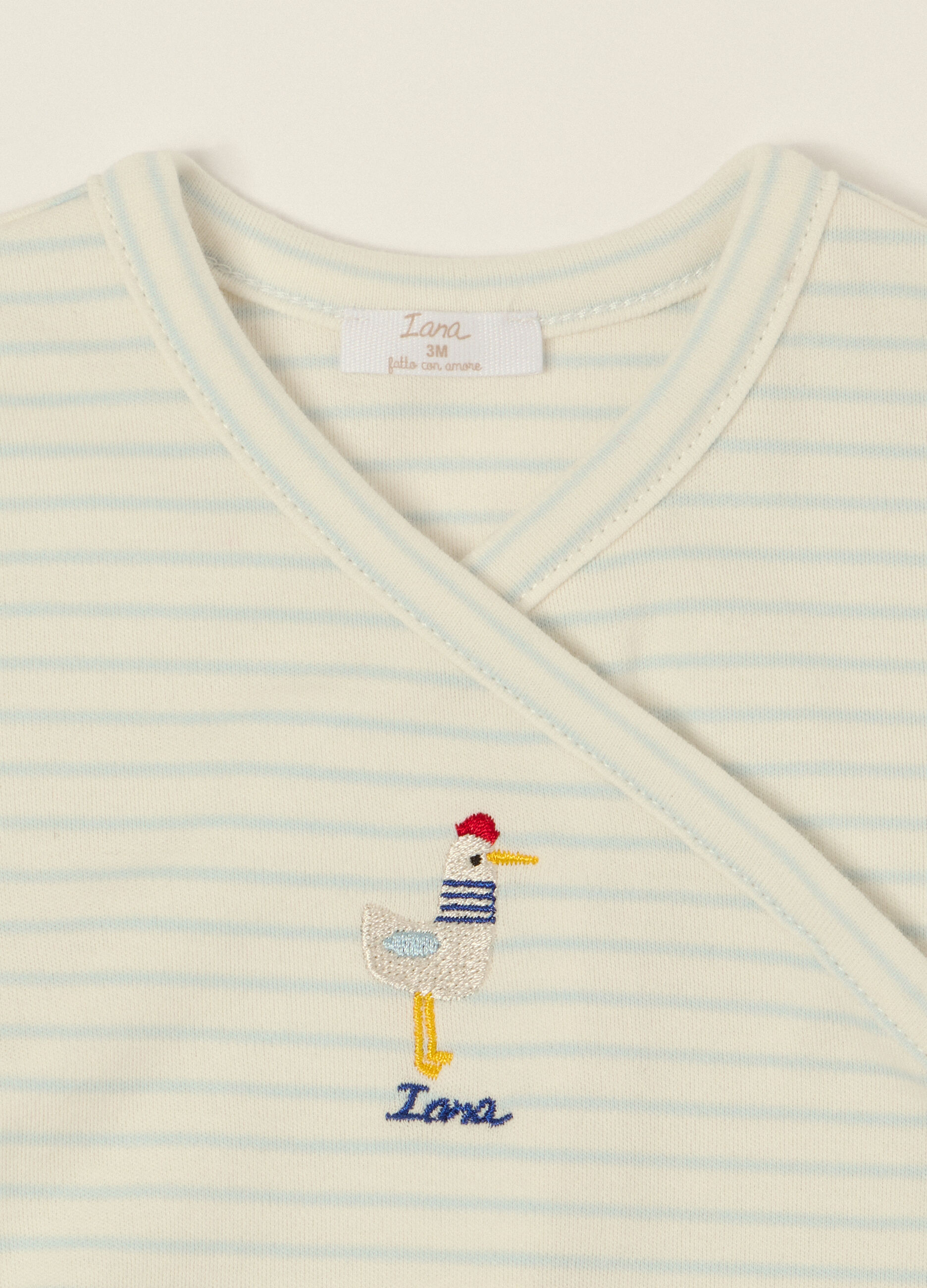 Bipack di body azzurri in cotone organico_2