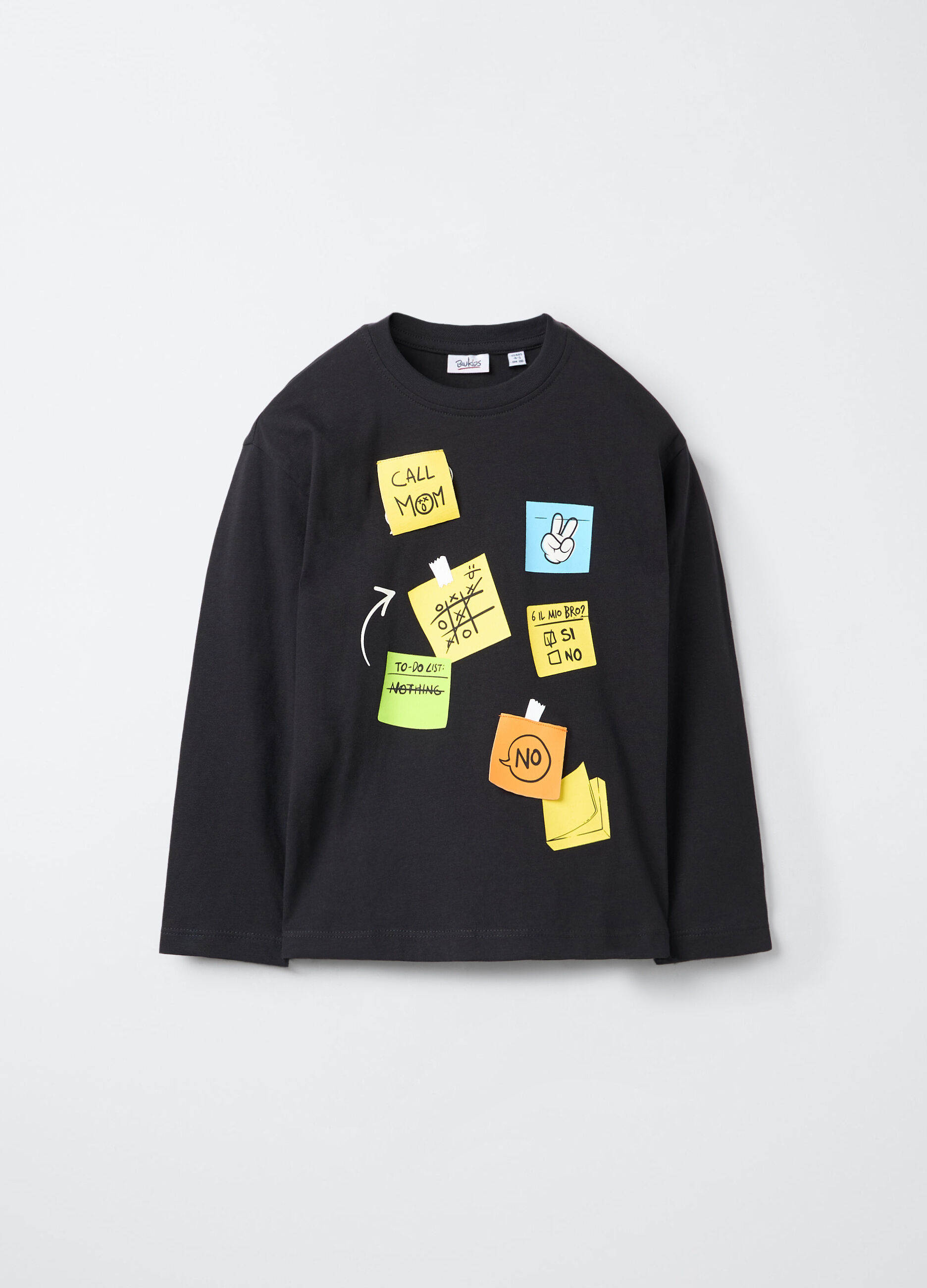 T-shirt in jersey di puro cotone bambino_0