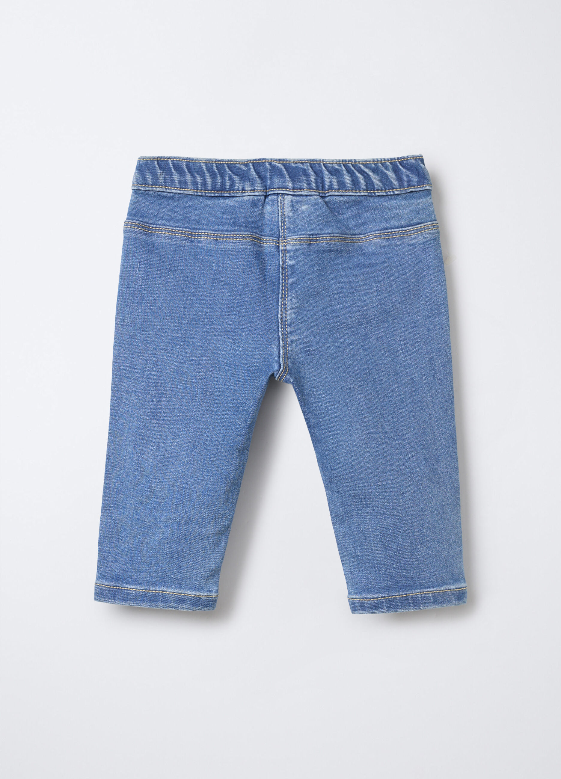 Pantaloni in denim stretch Fit regular neonata