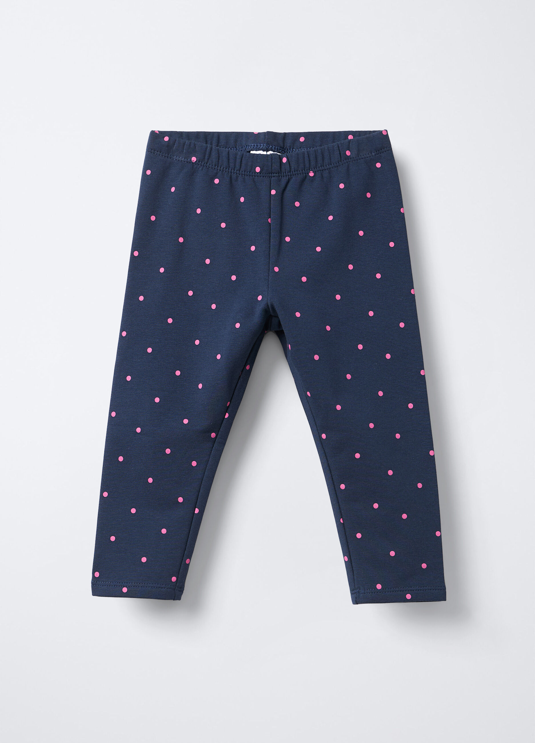 Leggings in cotone garzato stretch Slim Fit bimba_0