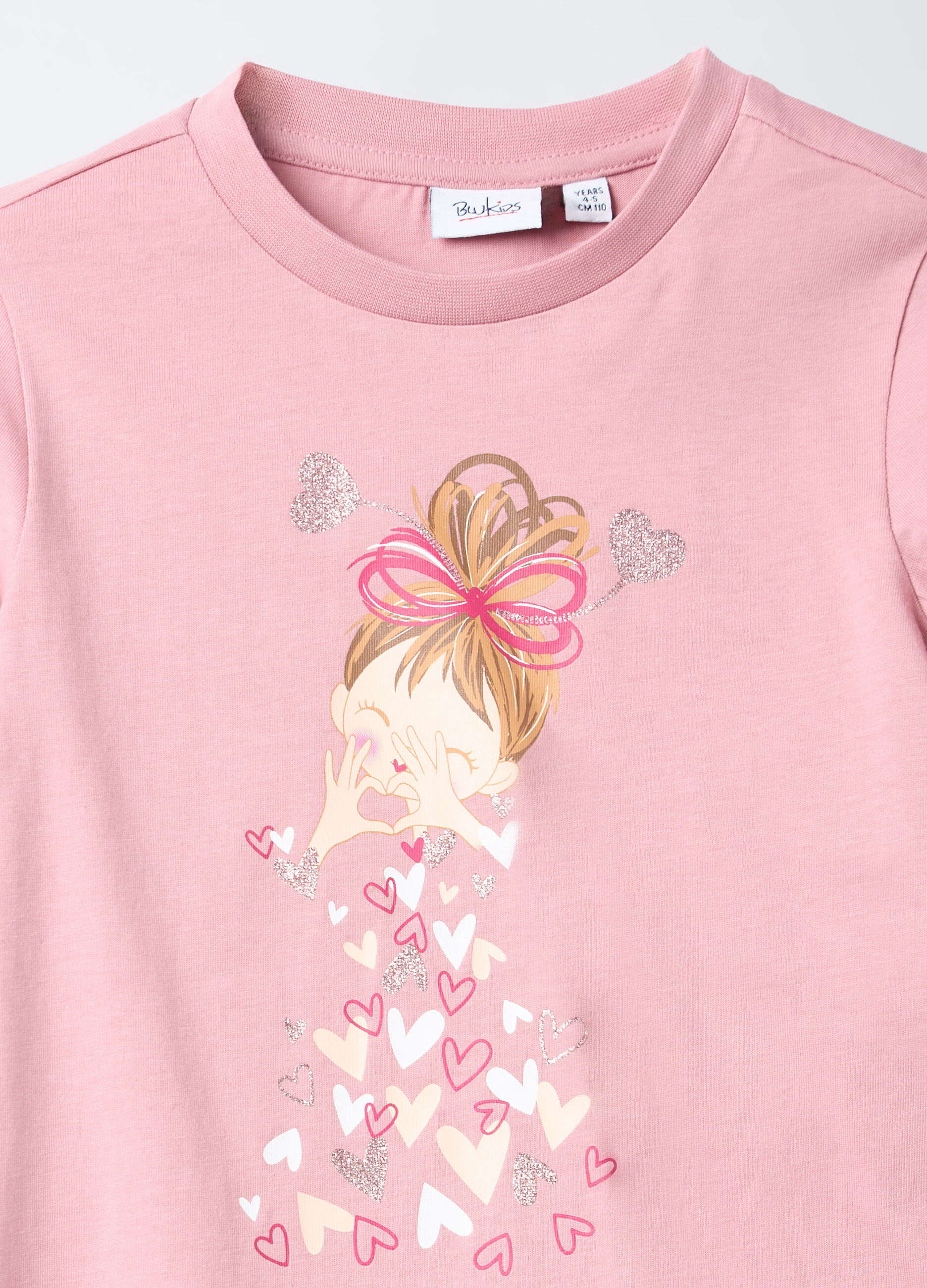 T-shirt in jersey di puro cotone bambina_2