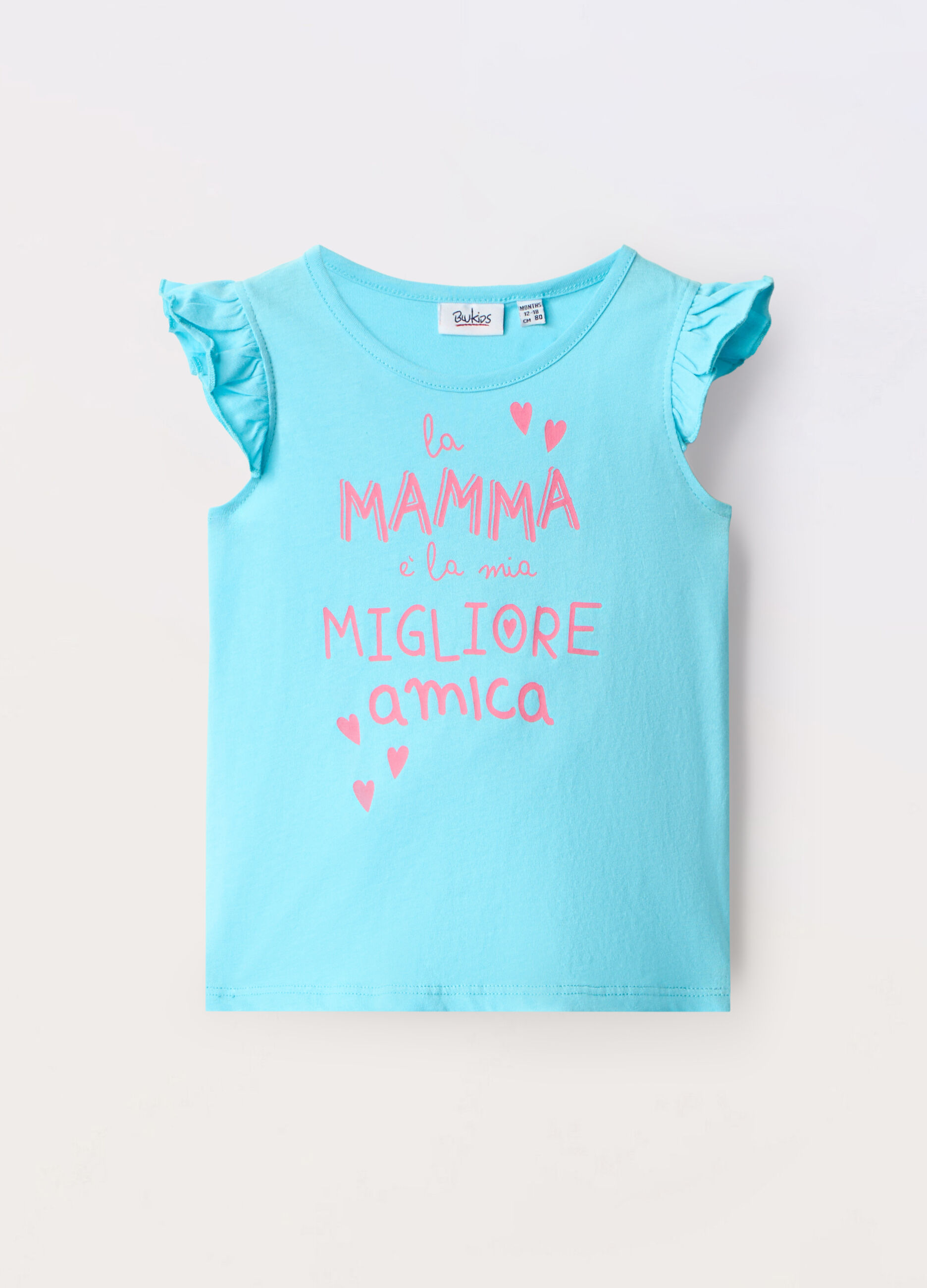 Top in jersey di puro cotone neonata_0