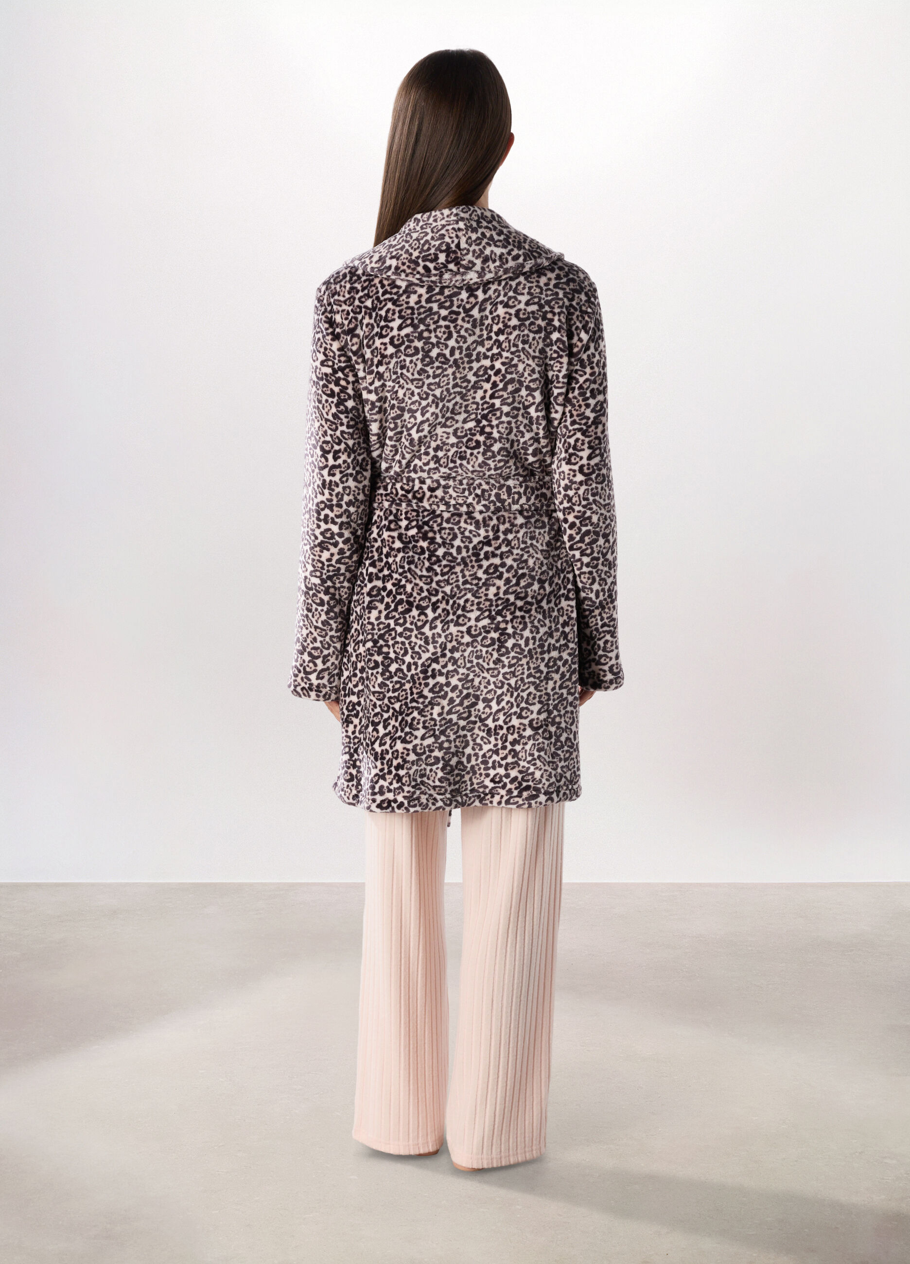 Vestaglia in coral fleece donna_1