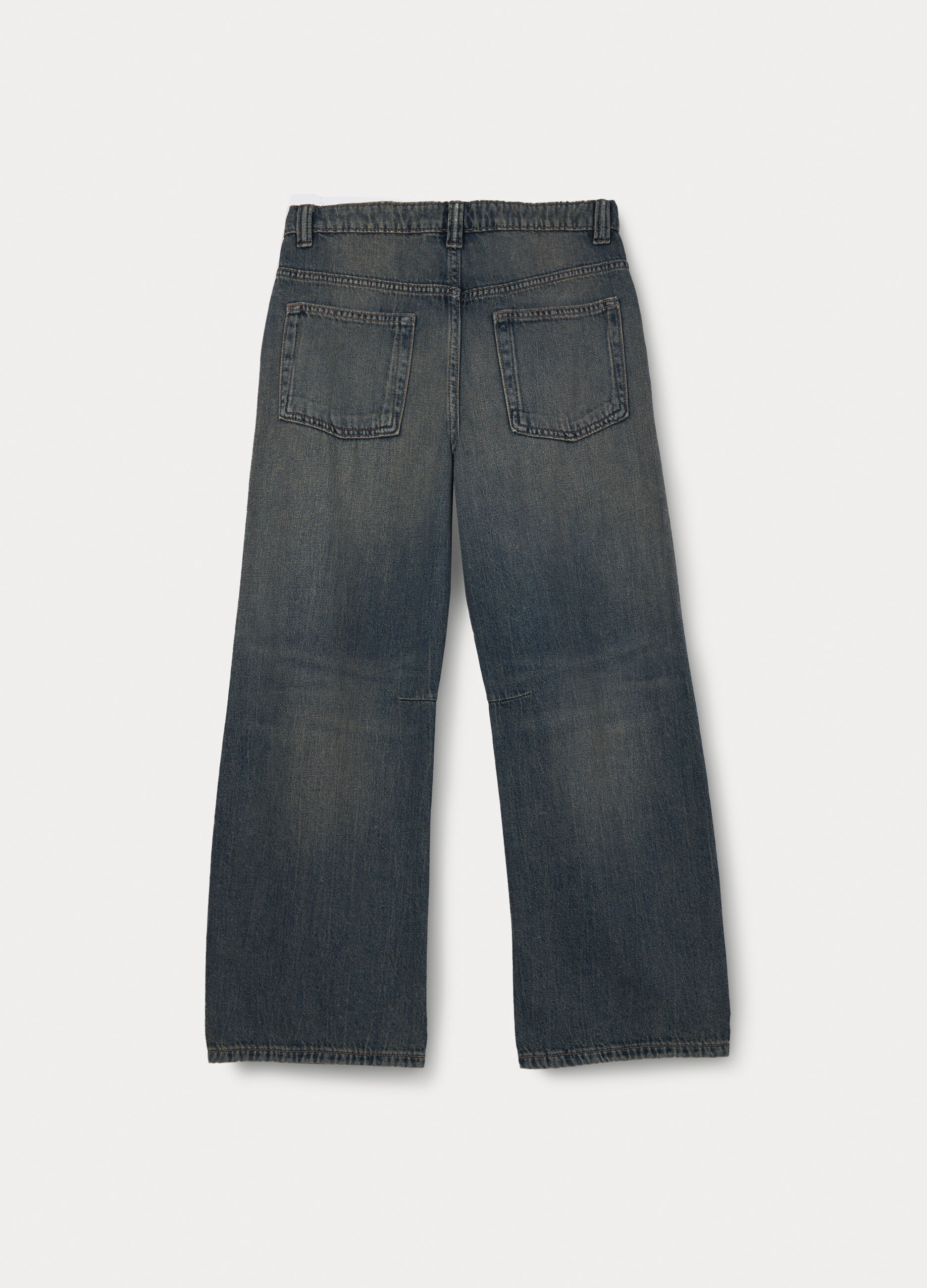 Jeans fit baggy in denim ragazzo_1