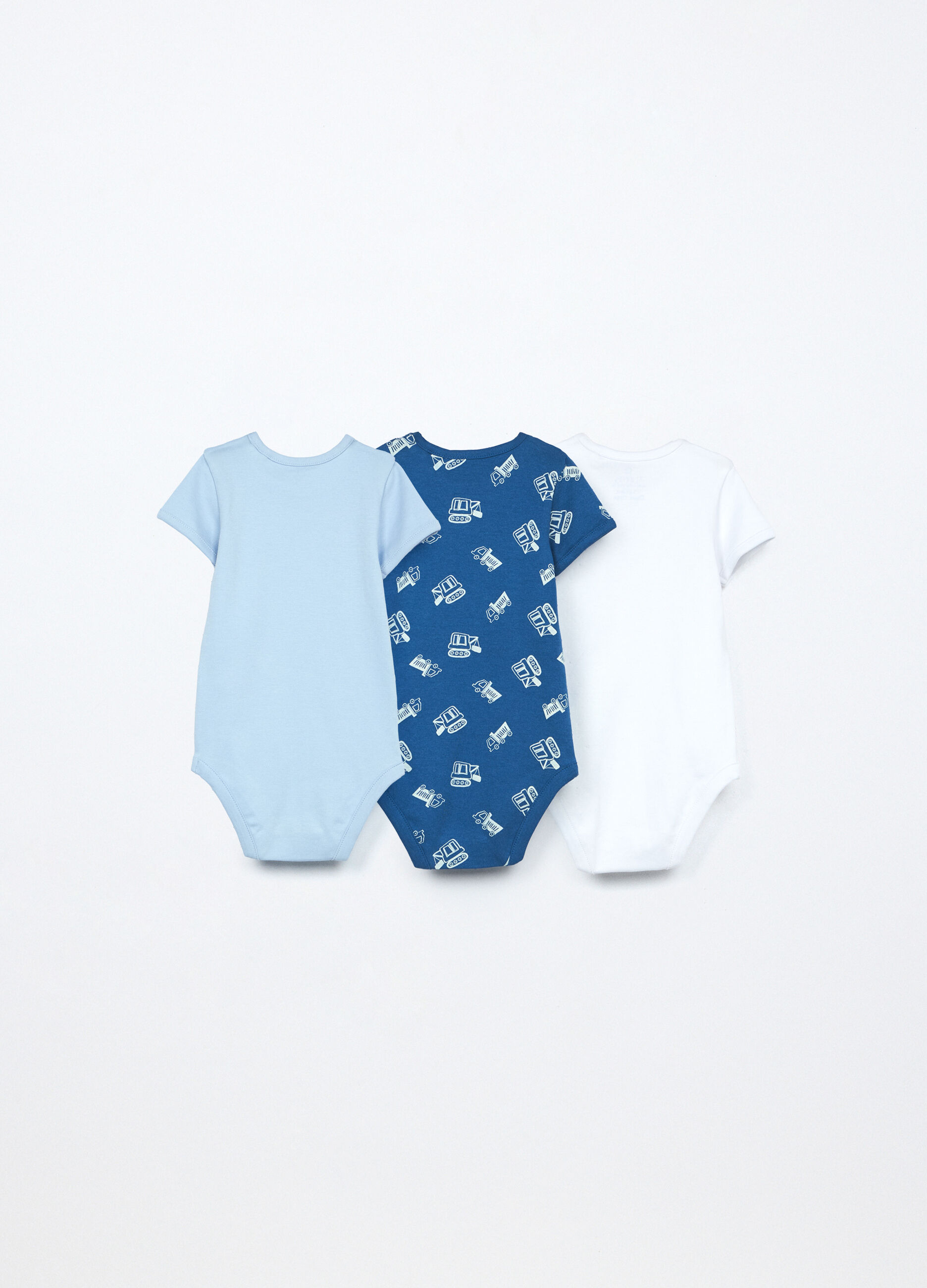 Pack 3 body in interlock di puro cotone neonato_1