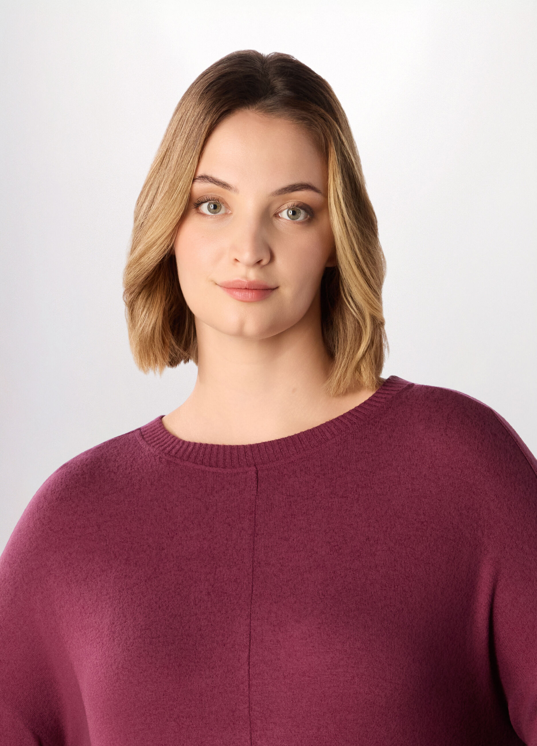 T-shirt misto viscosa donna curvy_2