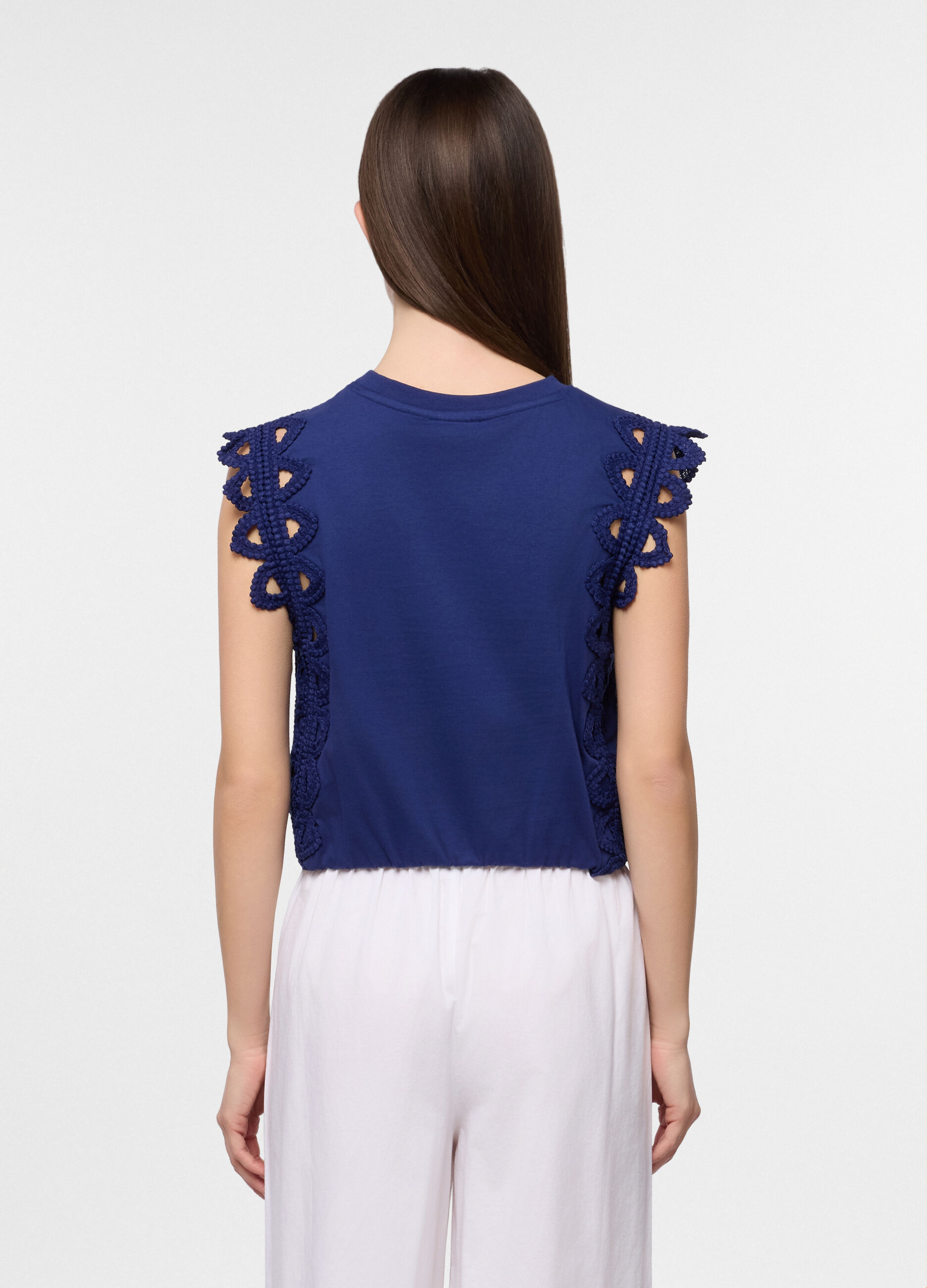 T-shirt girocollo donna_1