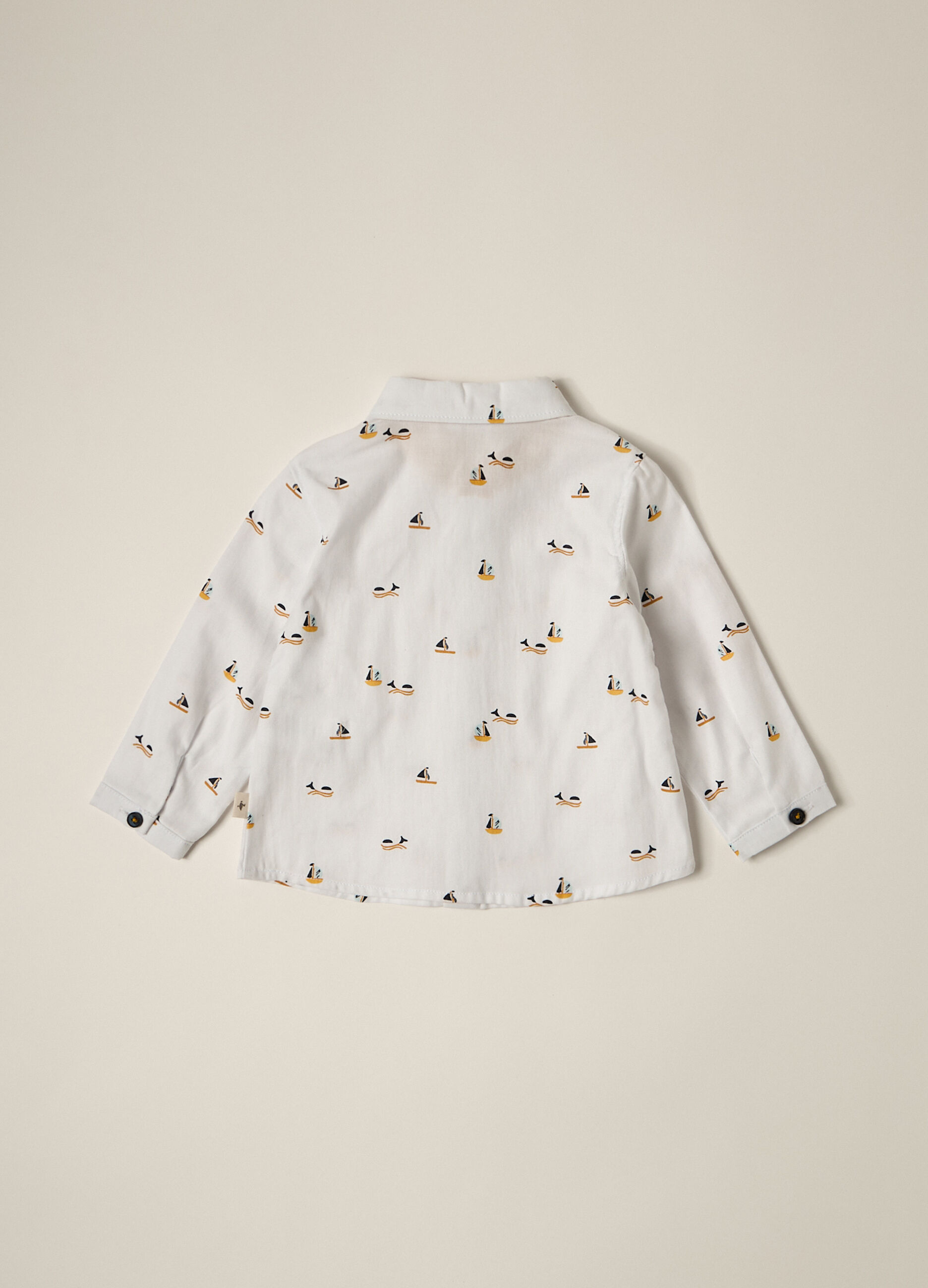 Camicia in twill di puro cotone IANA neonato_2