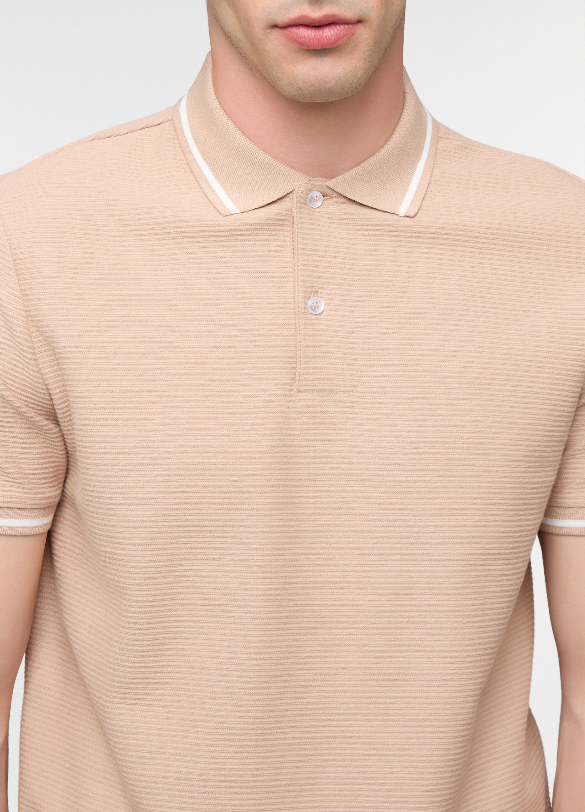 Polo in maglia di cotone uomo_2