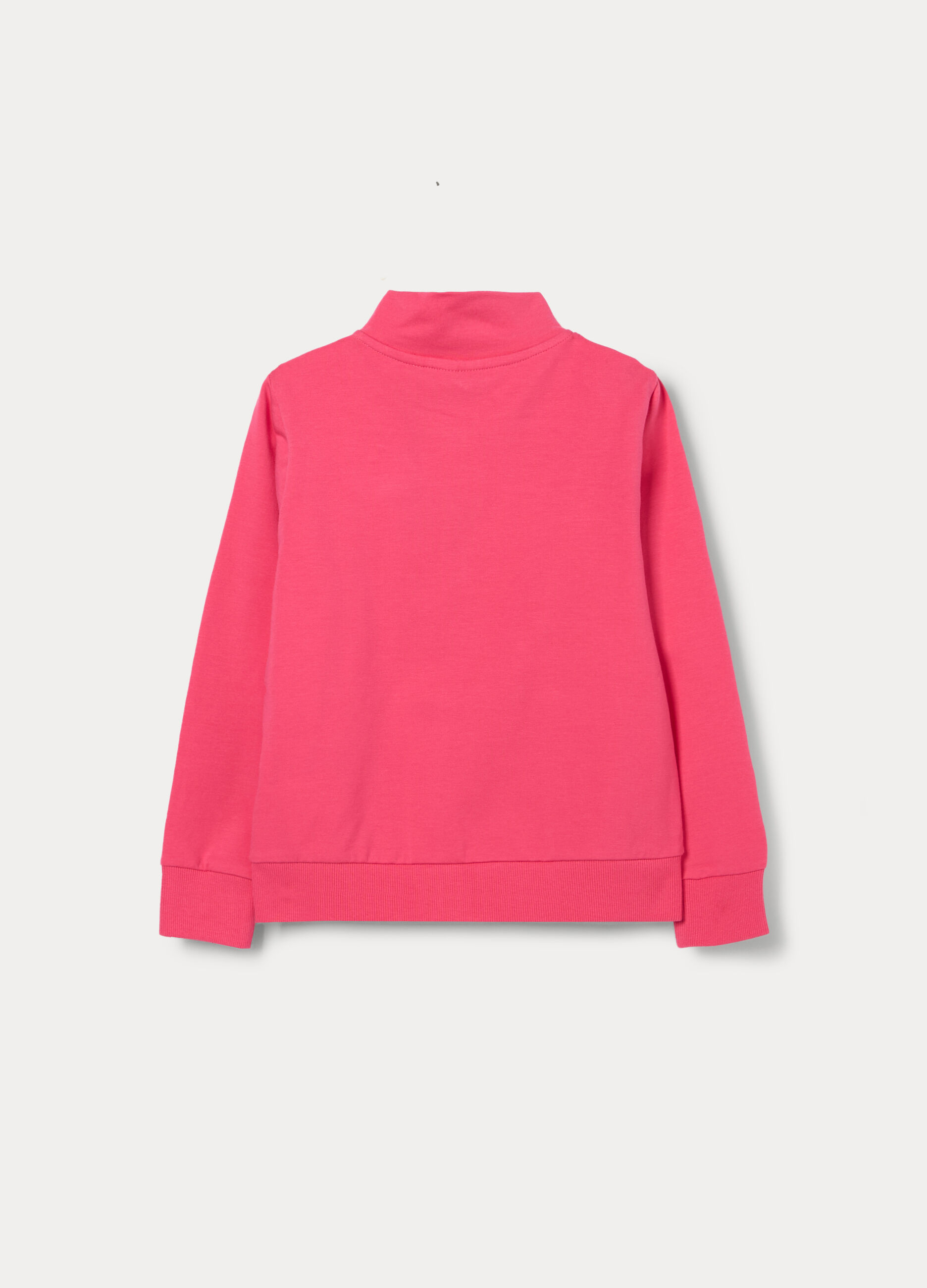 Felpa in french terry di cotone stretch bambina_1