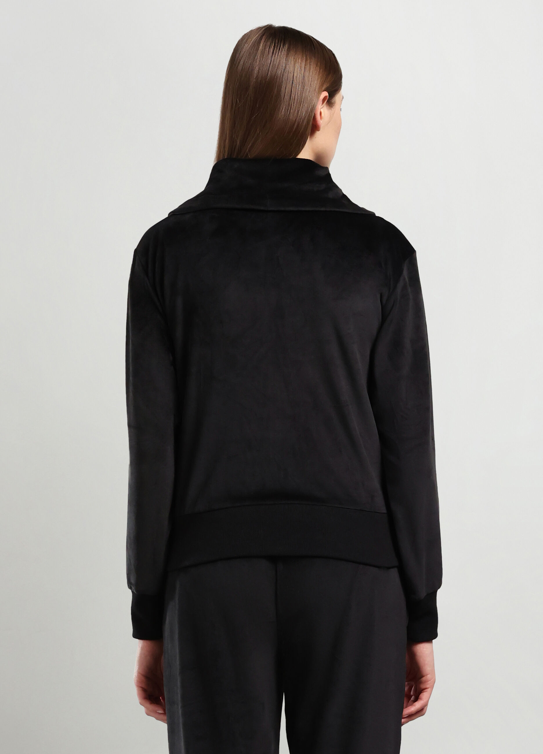 Felpa in ciniglia donna_1