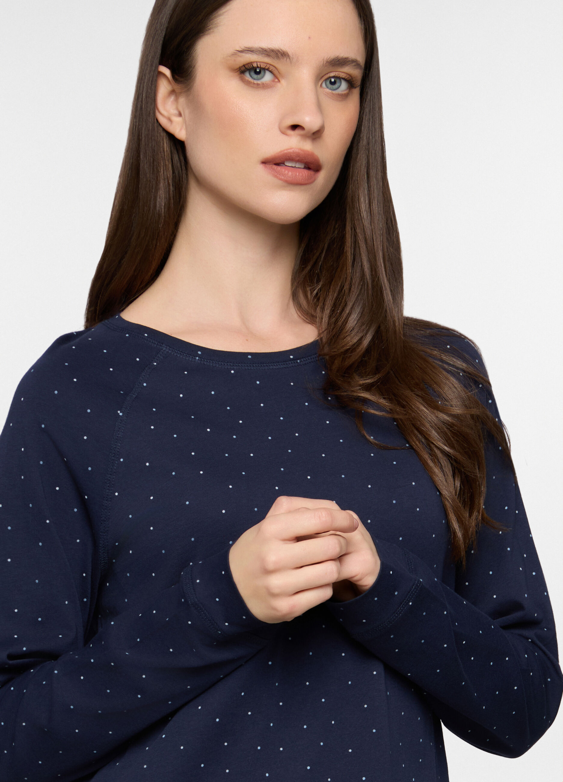 Top pigiama girocollo donna_2