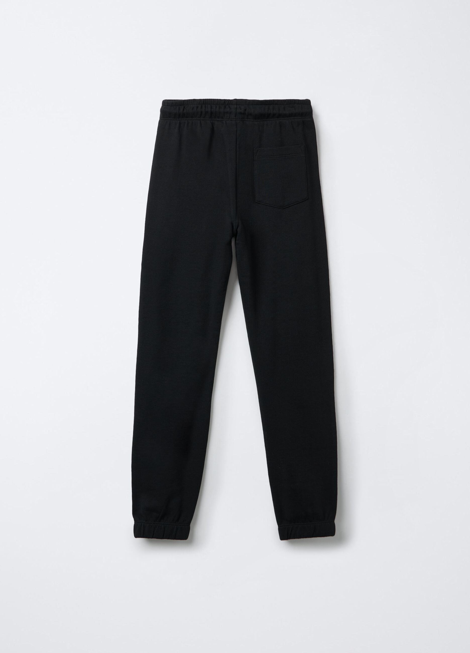 Jogger in puro cotone garzato Fit Regular ragazzo_1