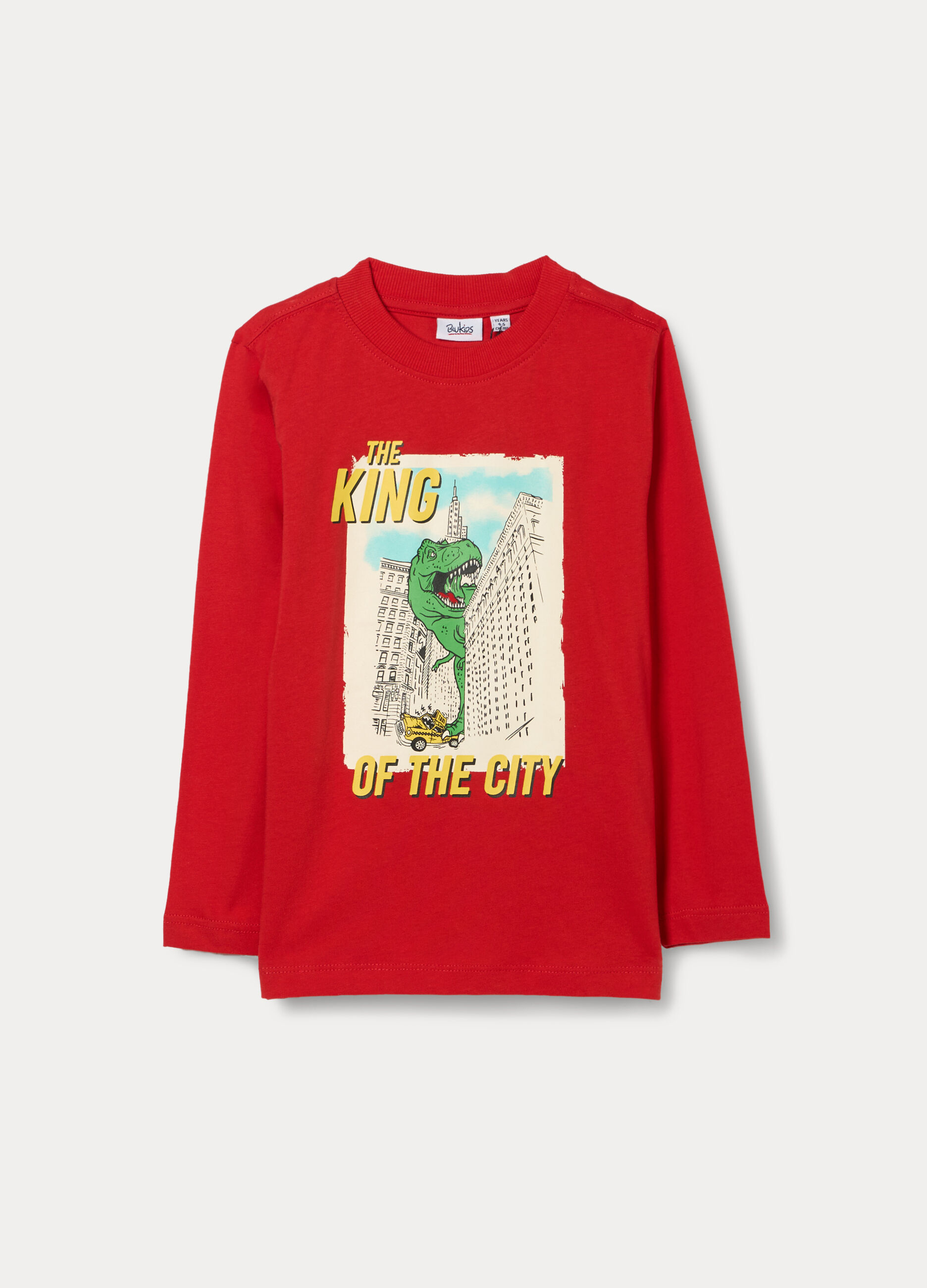 T-shirt in jersey di puro cotone bambino_0