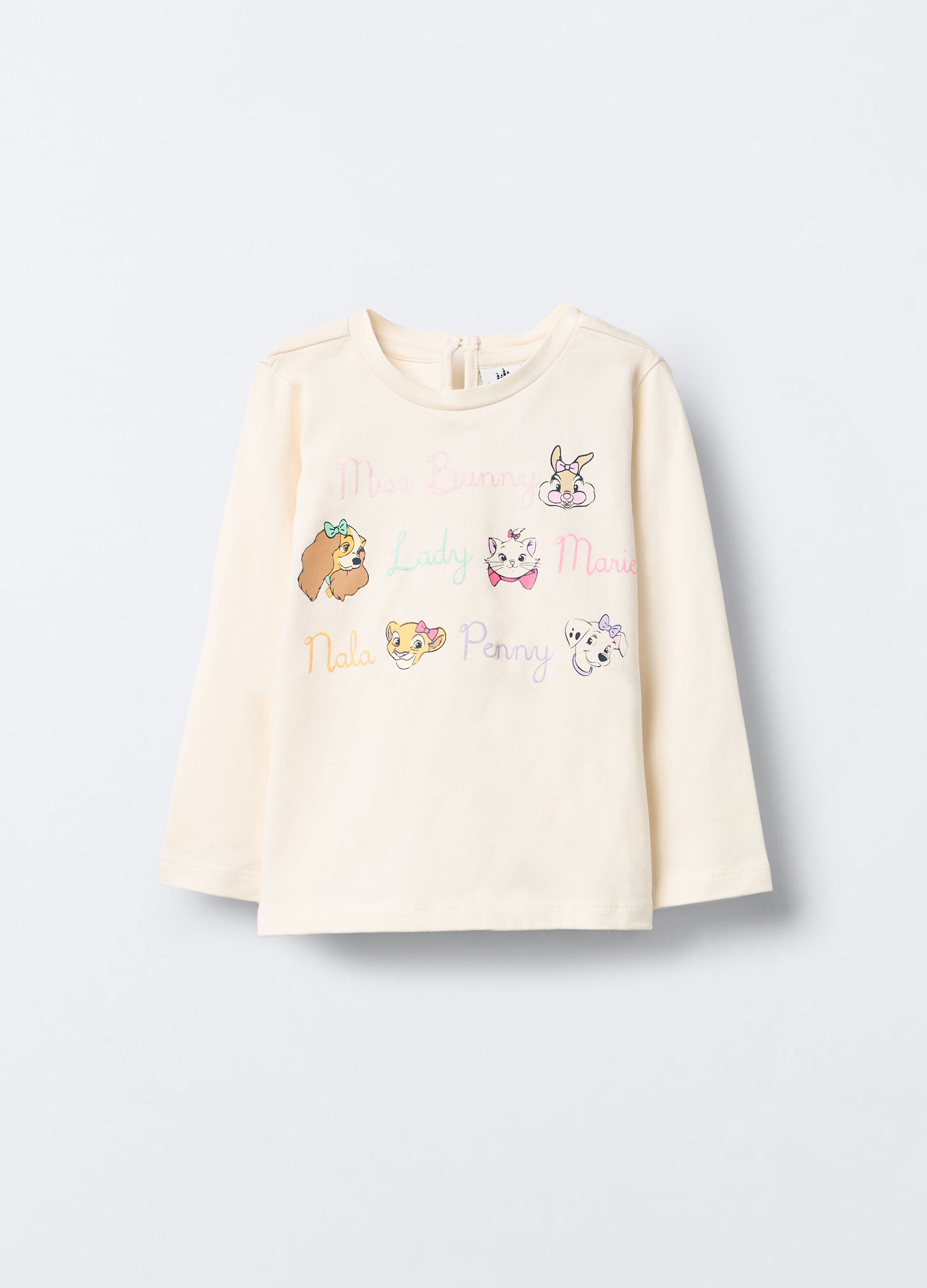 T-shirt Disney in jersey di cotone stretch bimba_0