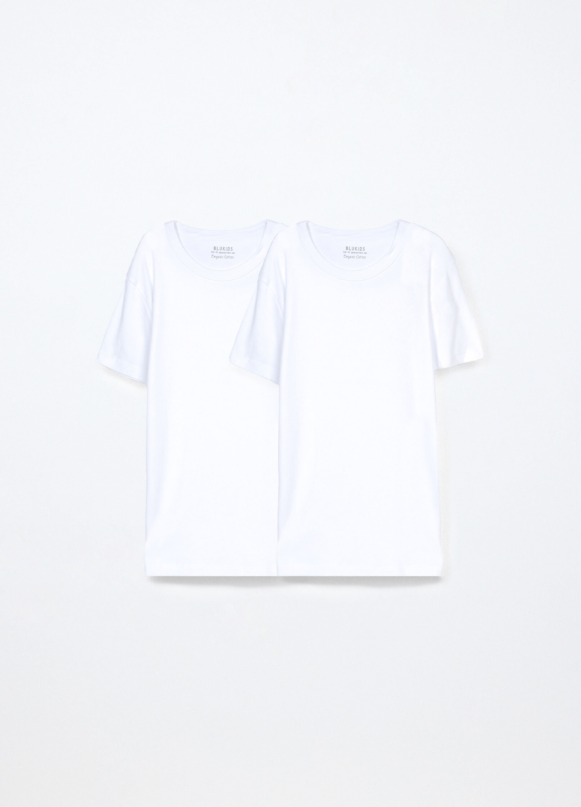 Pack 2 magliette intime in costina di puro cotone ragazzo_0