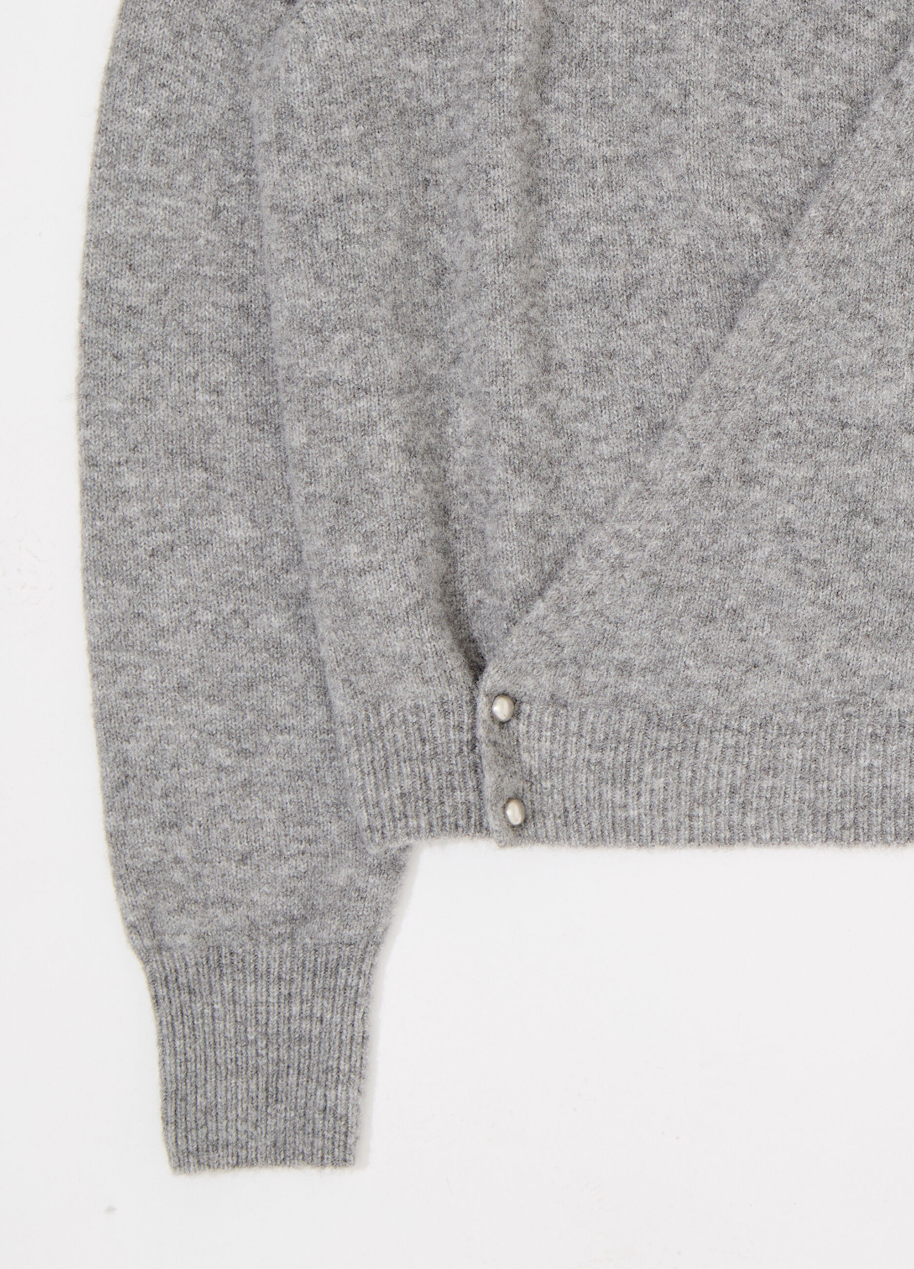 Maglia in misto lana con cut out donna_6