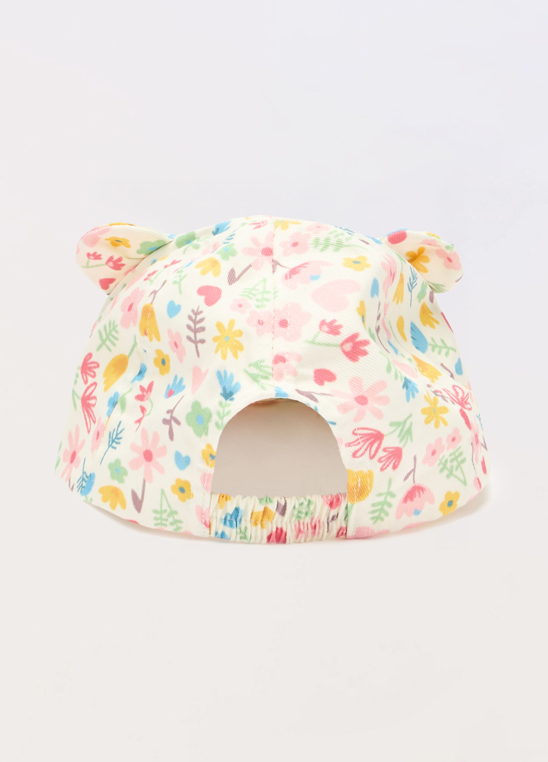 Cappello da baseball in twill di puro cotone neonata_1