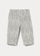 Pantaloni in french terry di puro cotone bimbo_1