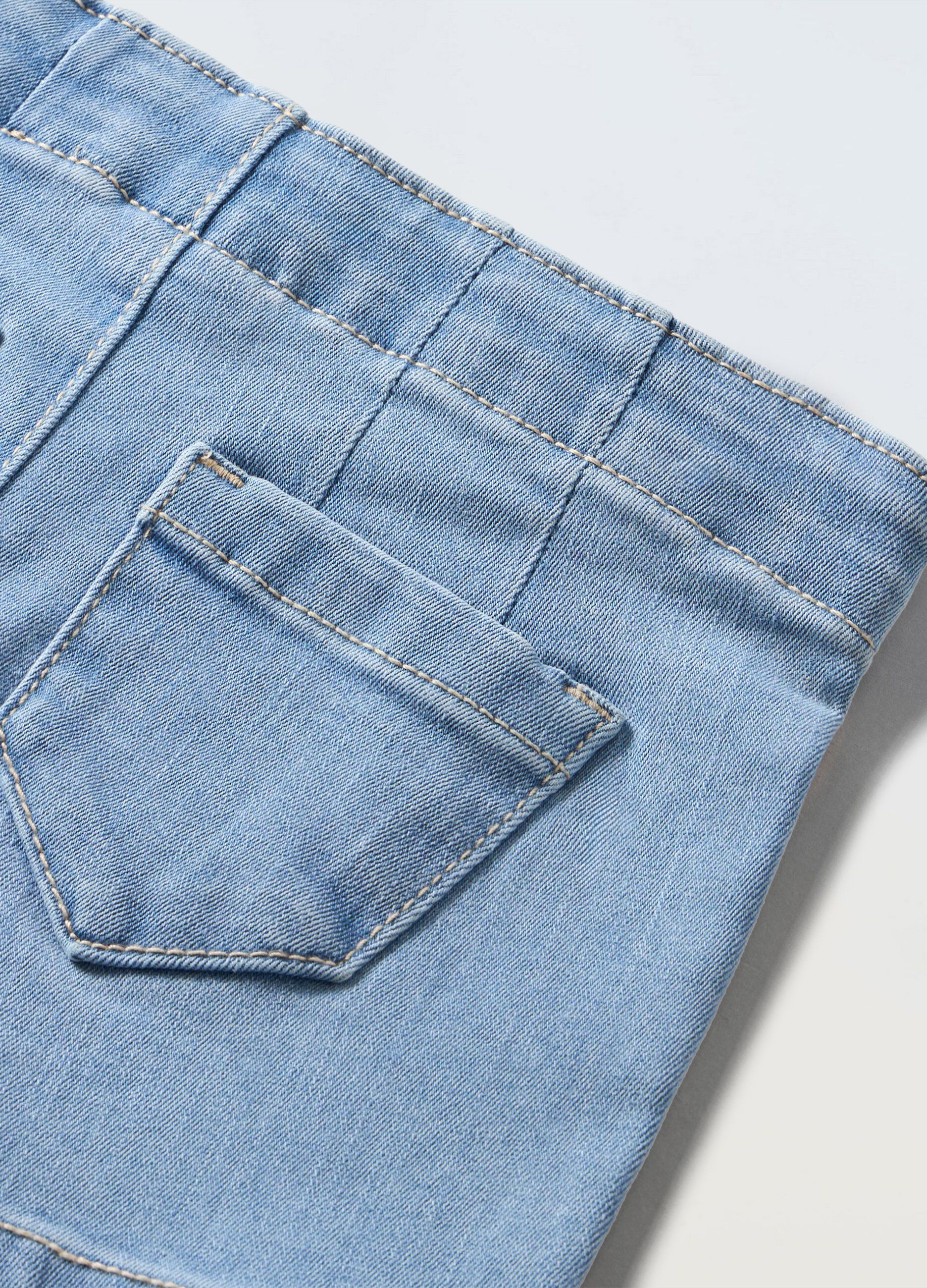 Shorts in denim neonata_1