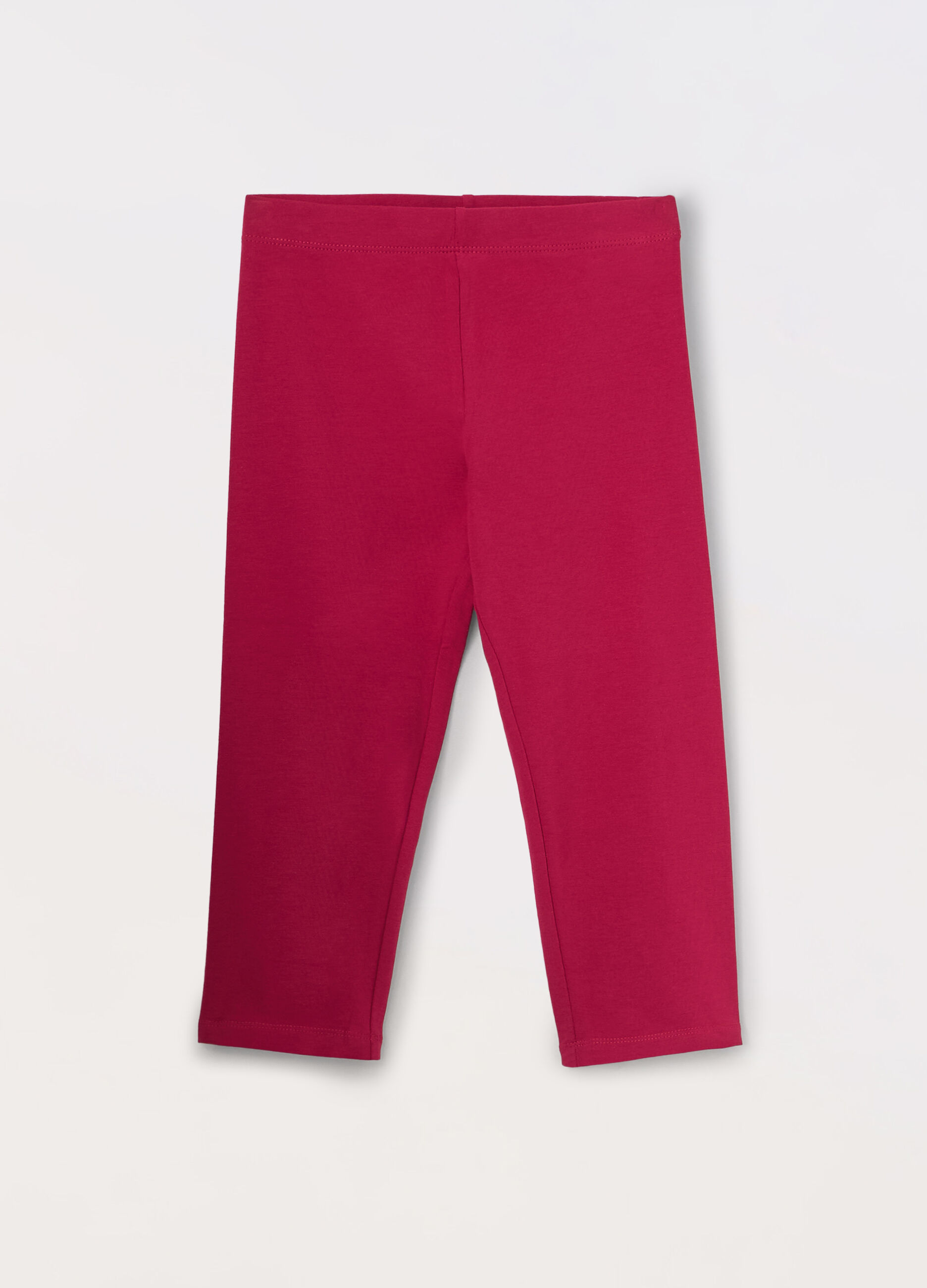 Leggings capri in jersey di cotone stretch ragazza_0